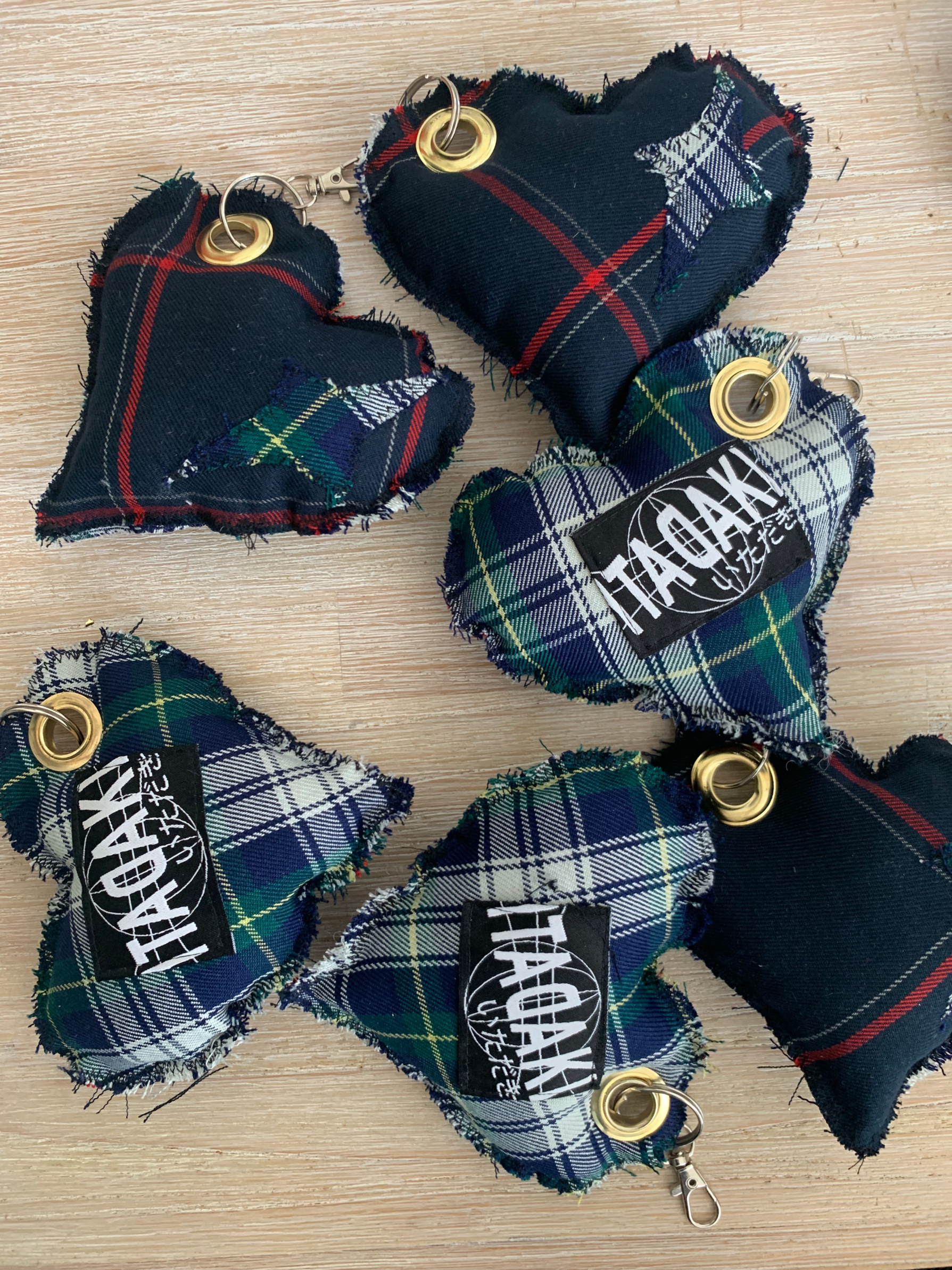 Off-Cut Key Chain in Multi