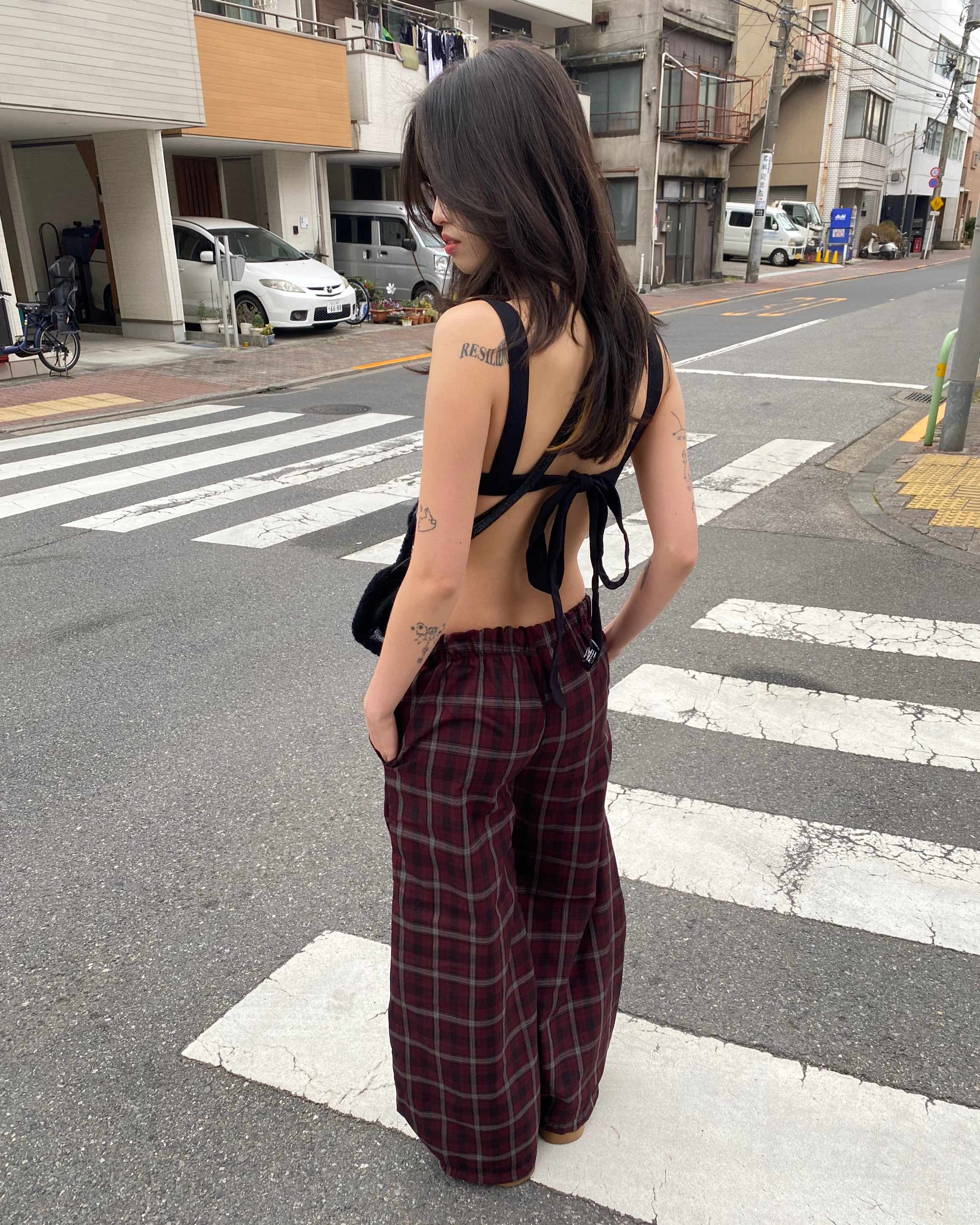 Puff Pant in Wine