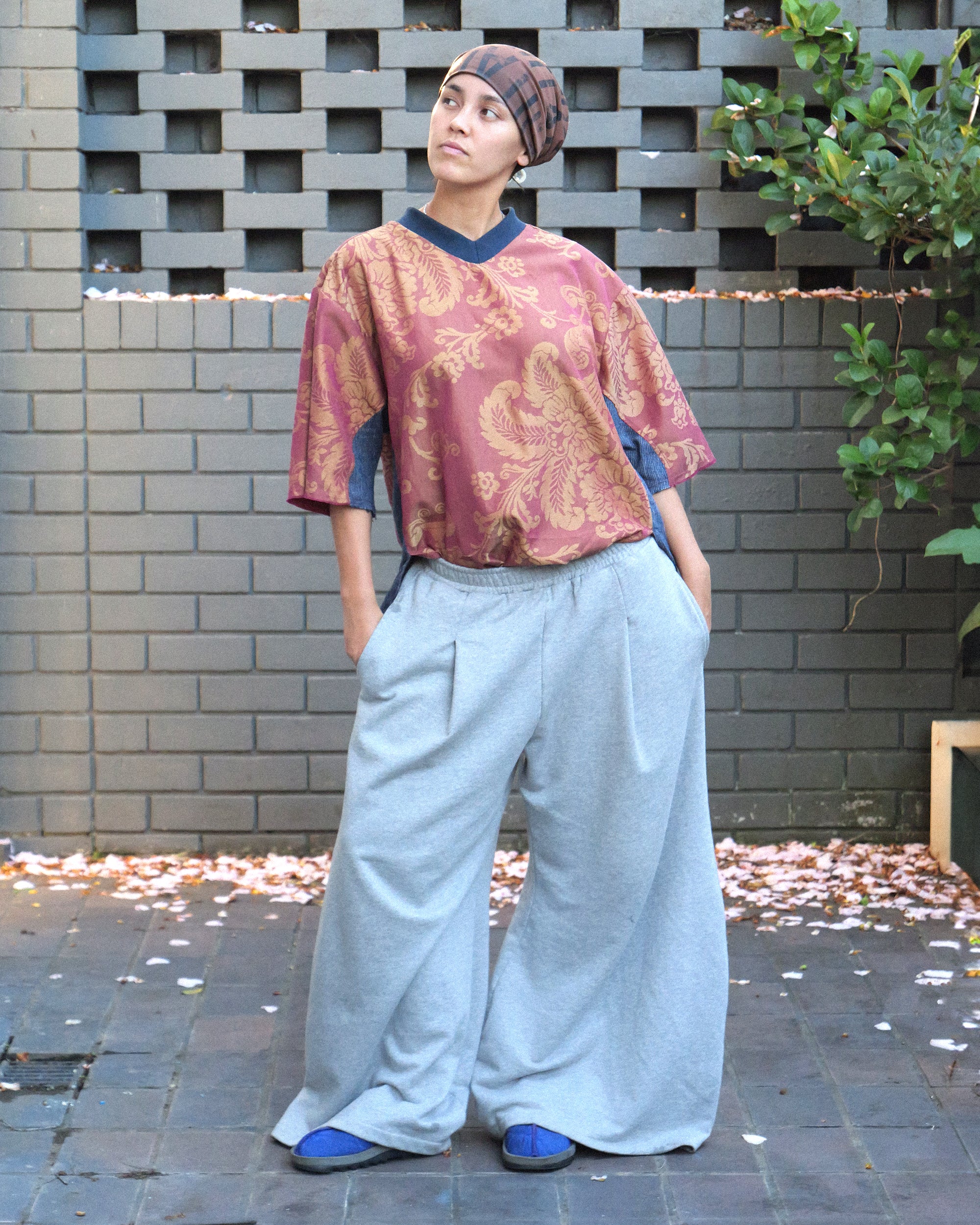 Goro Track Puff Pant in Grey