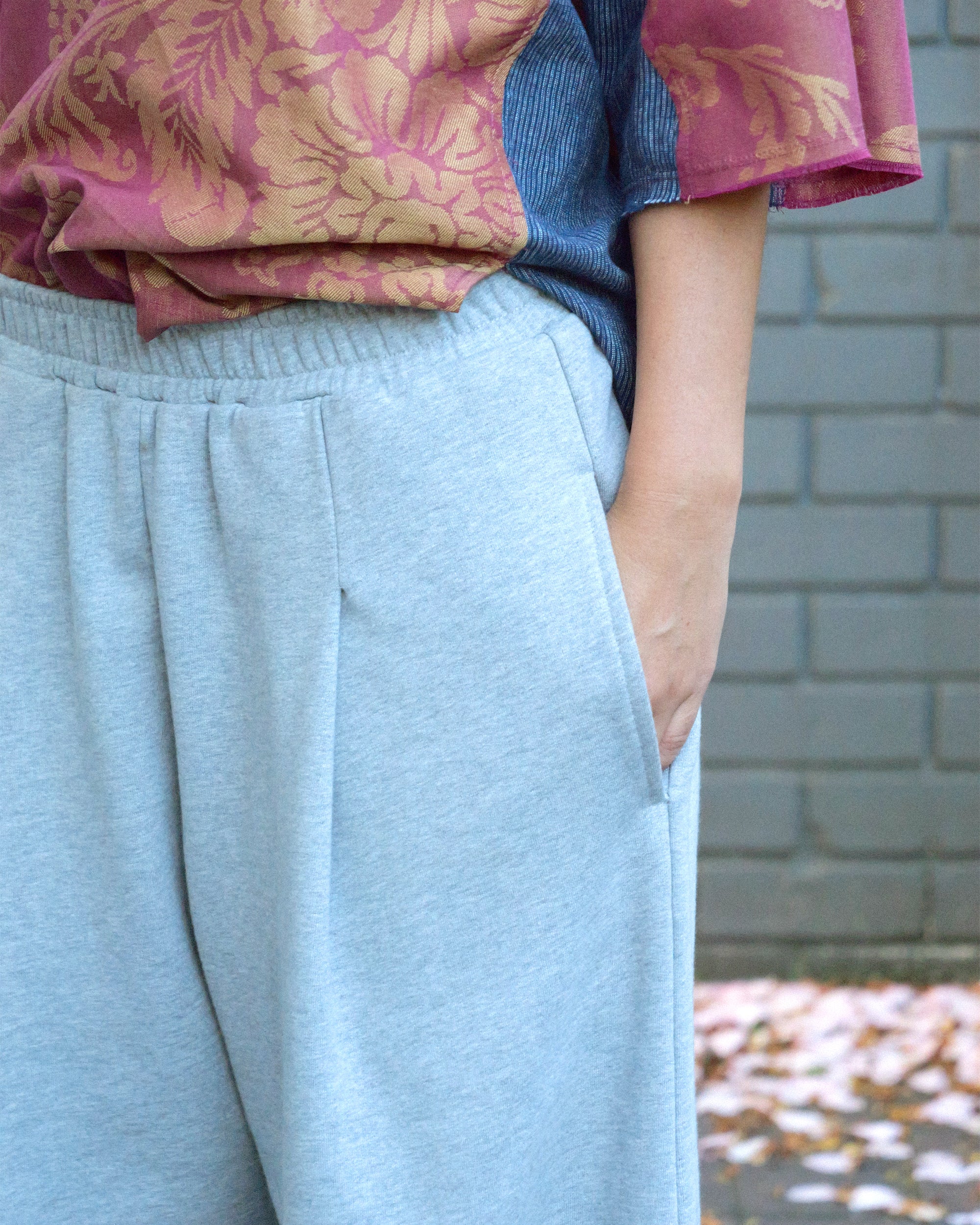 Goro Track Puff Pant in Grey