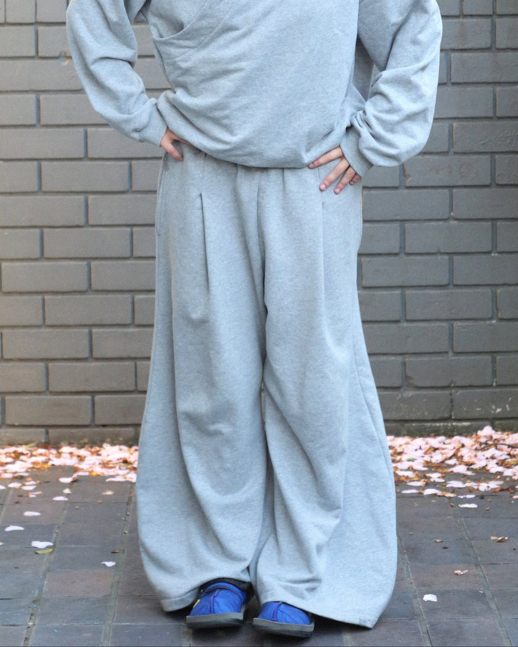 Goro Track Puff Pant in Grey