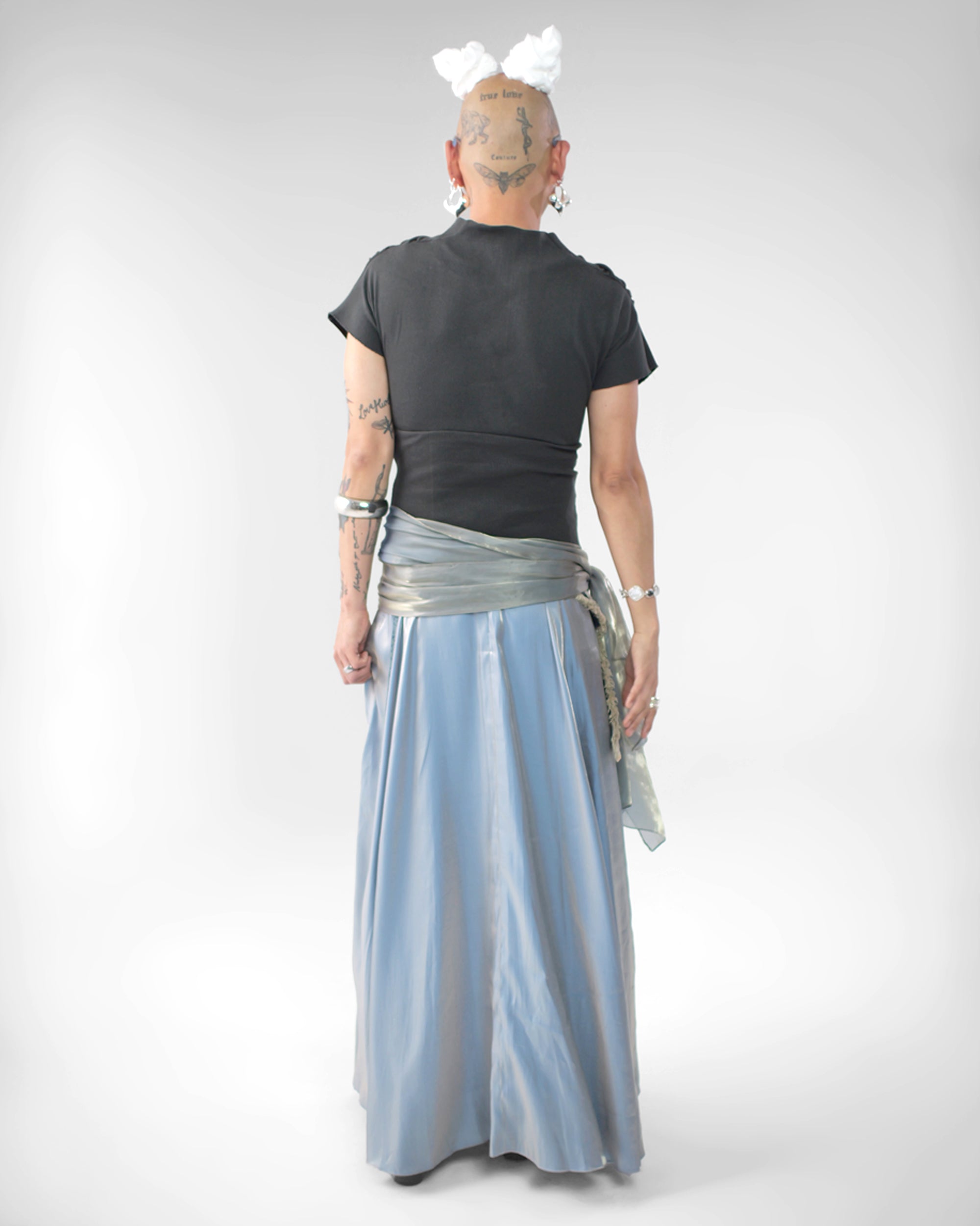 Kimono Ribbed Top in Stone
