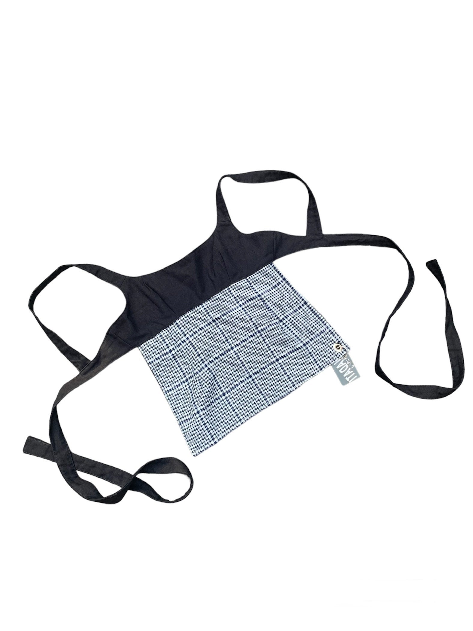Obi Reversible Top In Black/Houndstooth