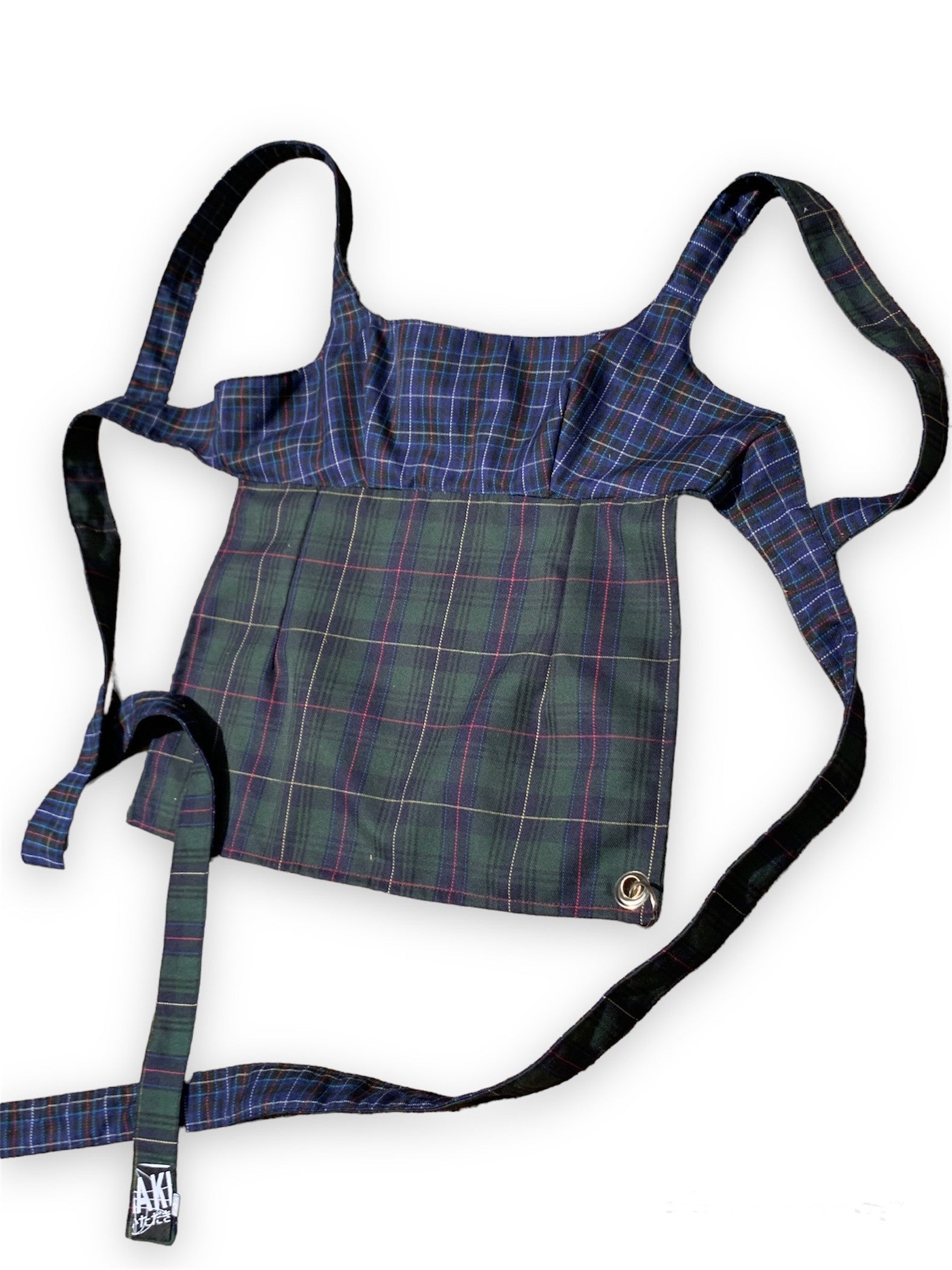 Obi Reversible Top In Green/Blue