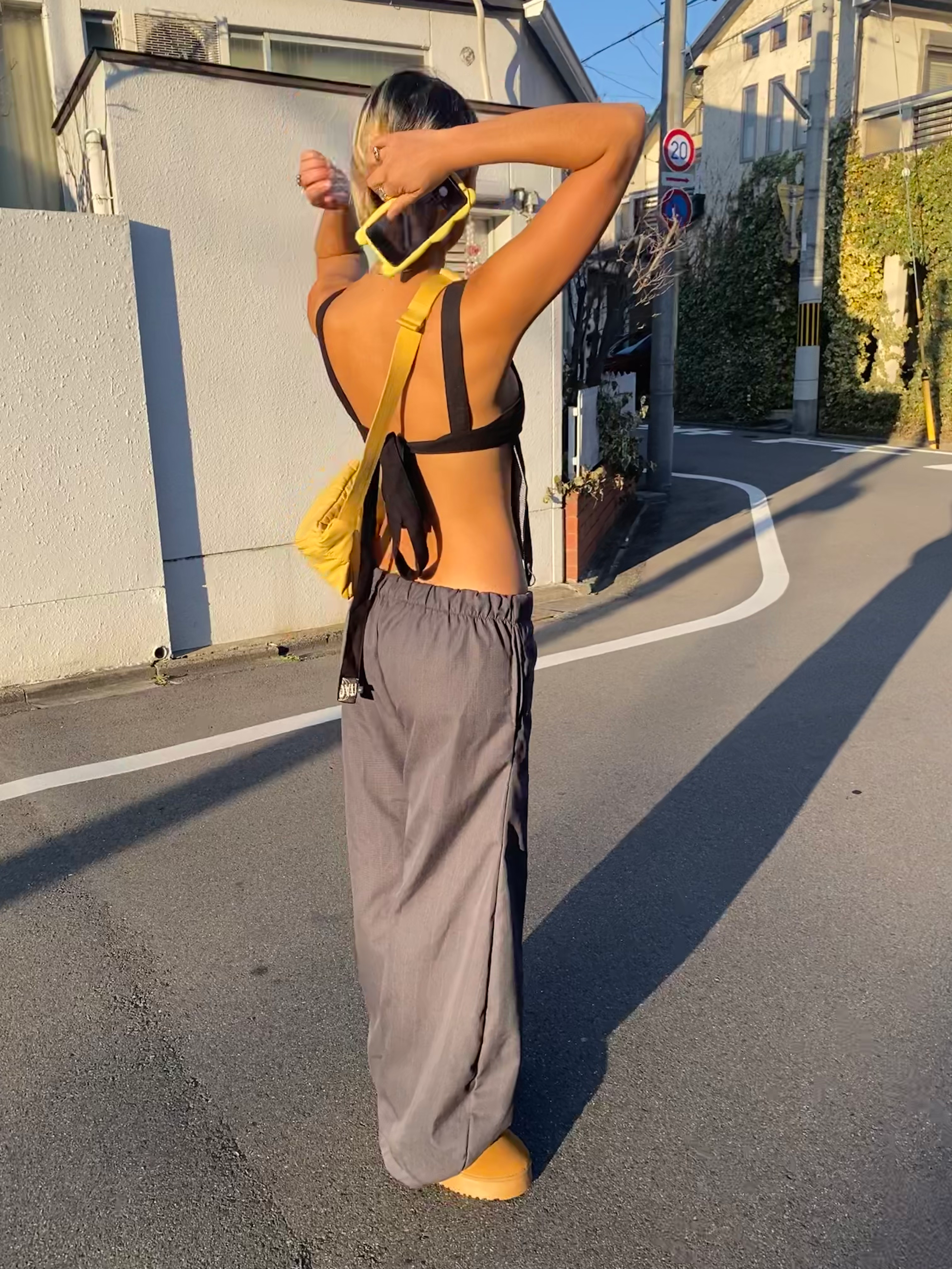 Puff Pant in Grey