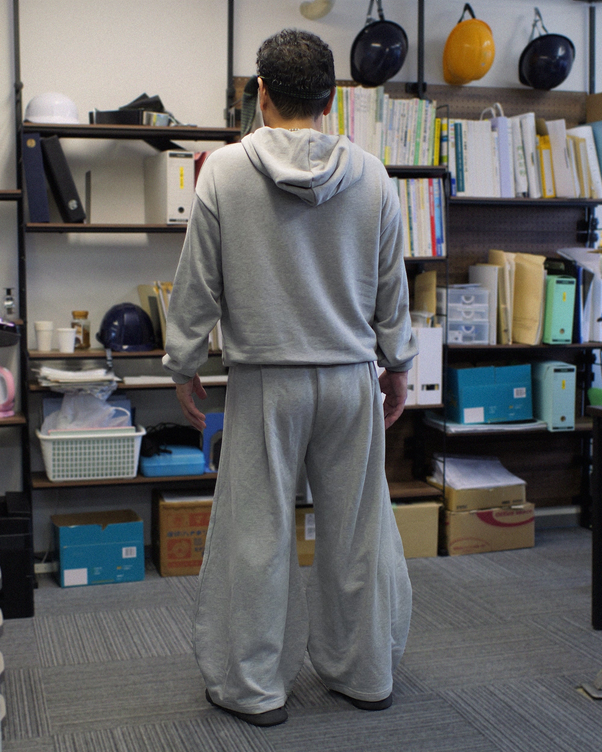 Goro Track Puff Pant in Grey
