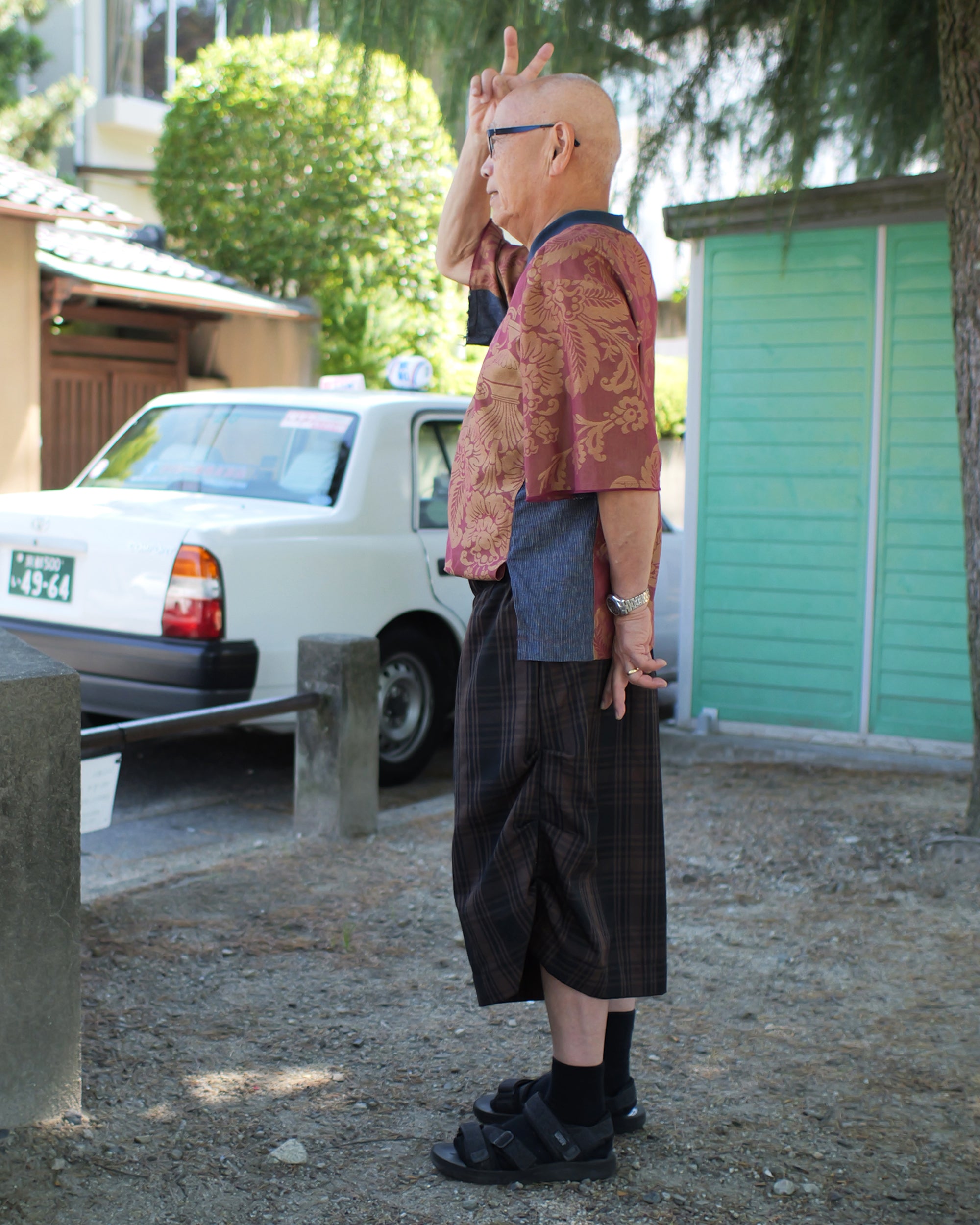 Kenji Shorts in Bark Tartan