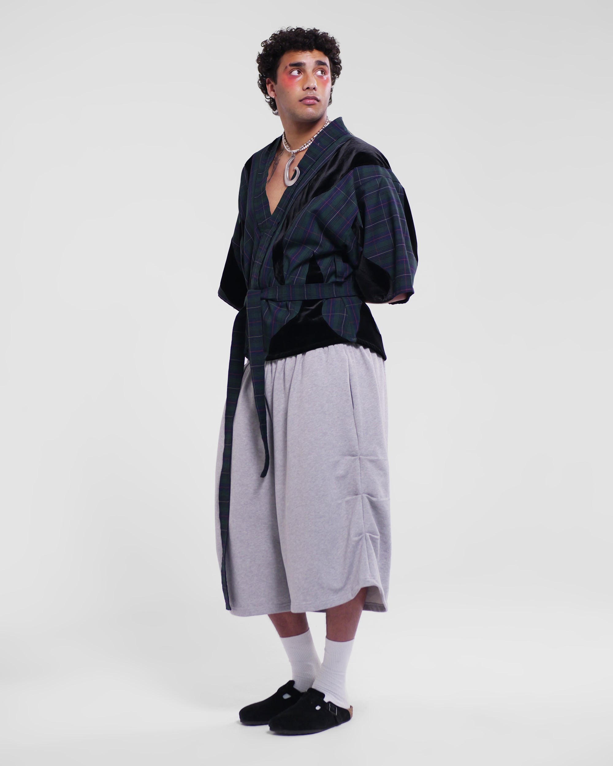 Goro Kenji Shorts in Grey Marle