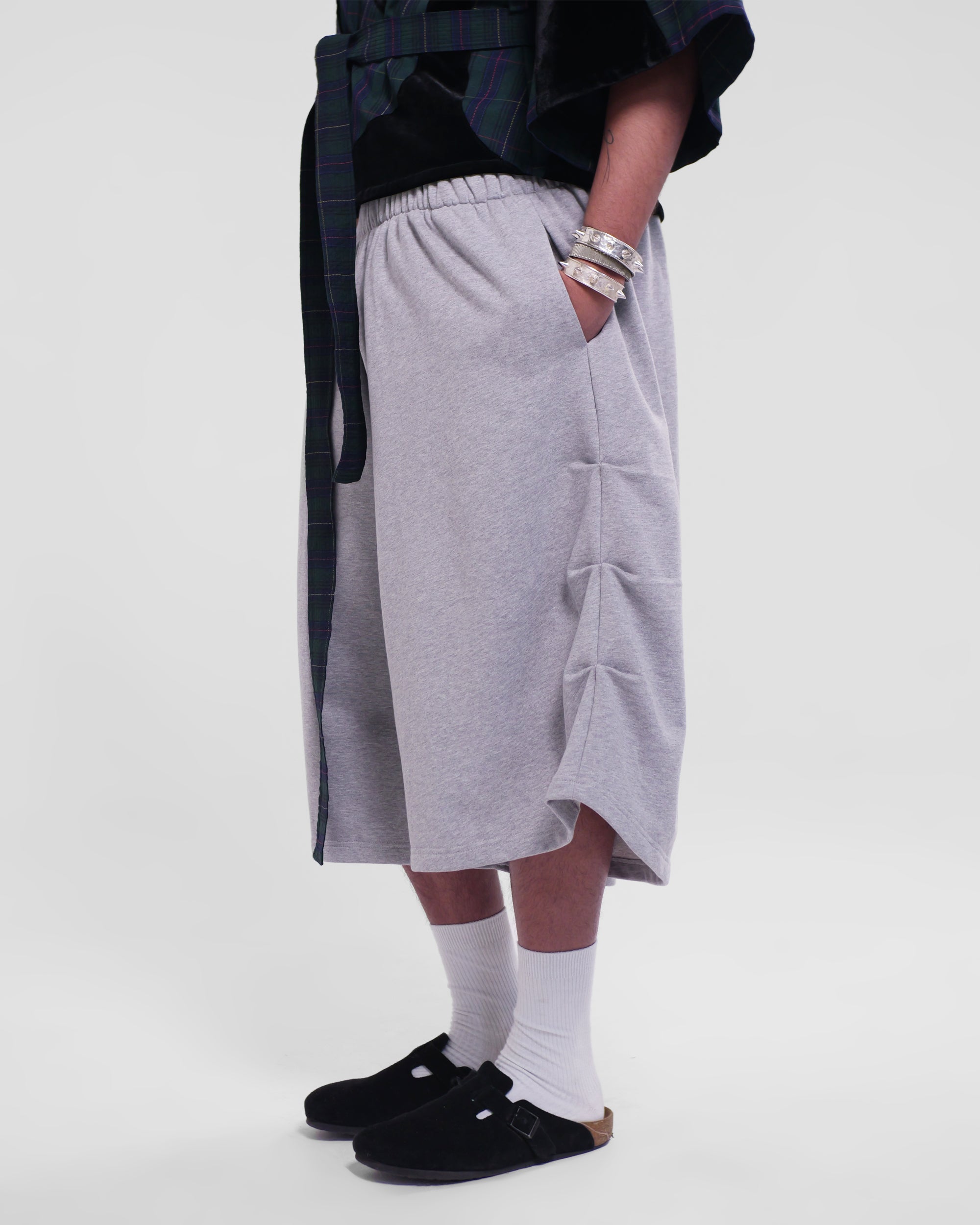 Goro Kenji Shorts in Grey Marle