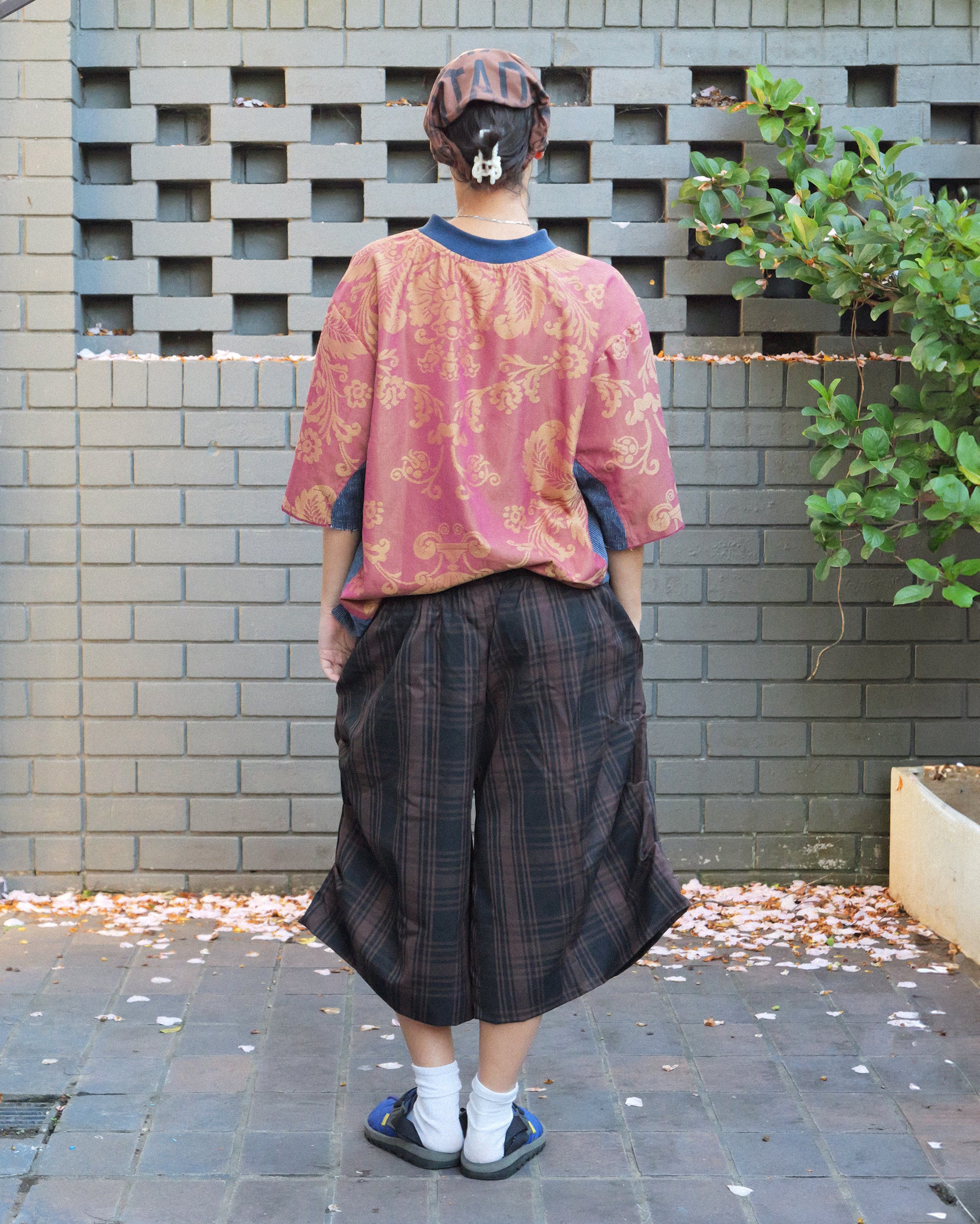 Kenji Shorts in Bark Tartan