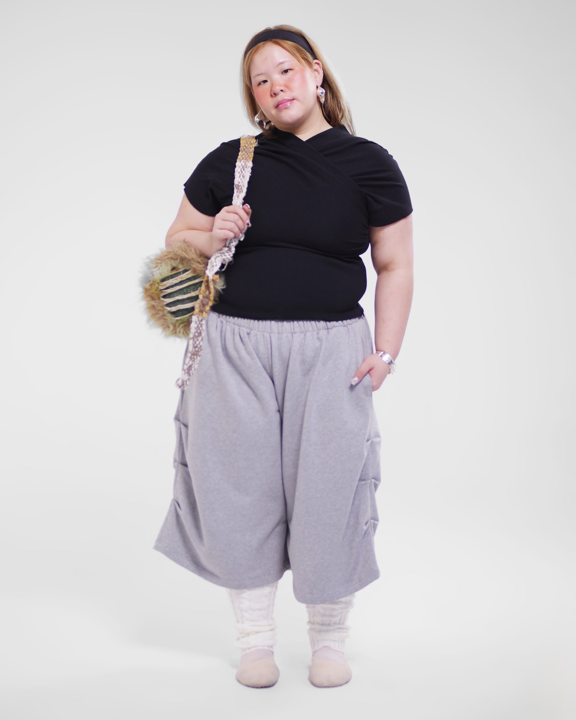 Goro Kenji Shorts in Grey Marle