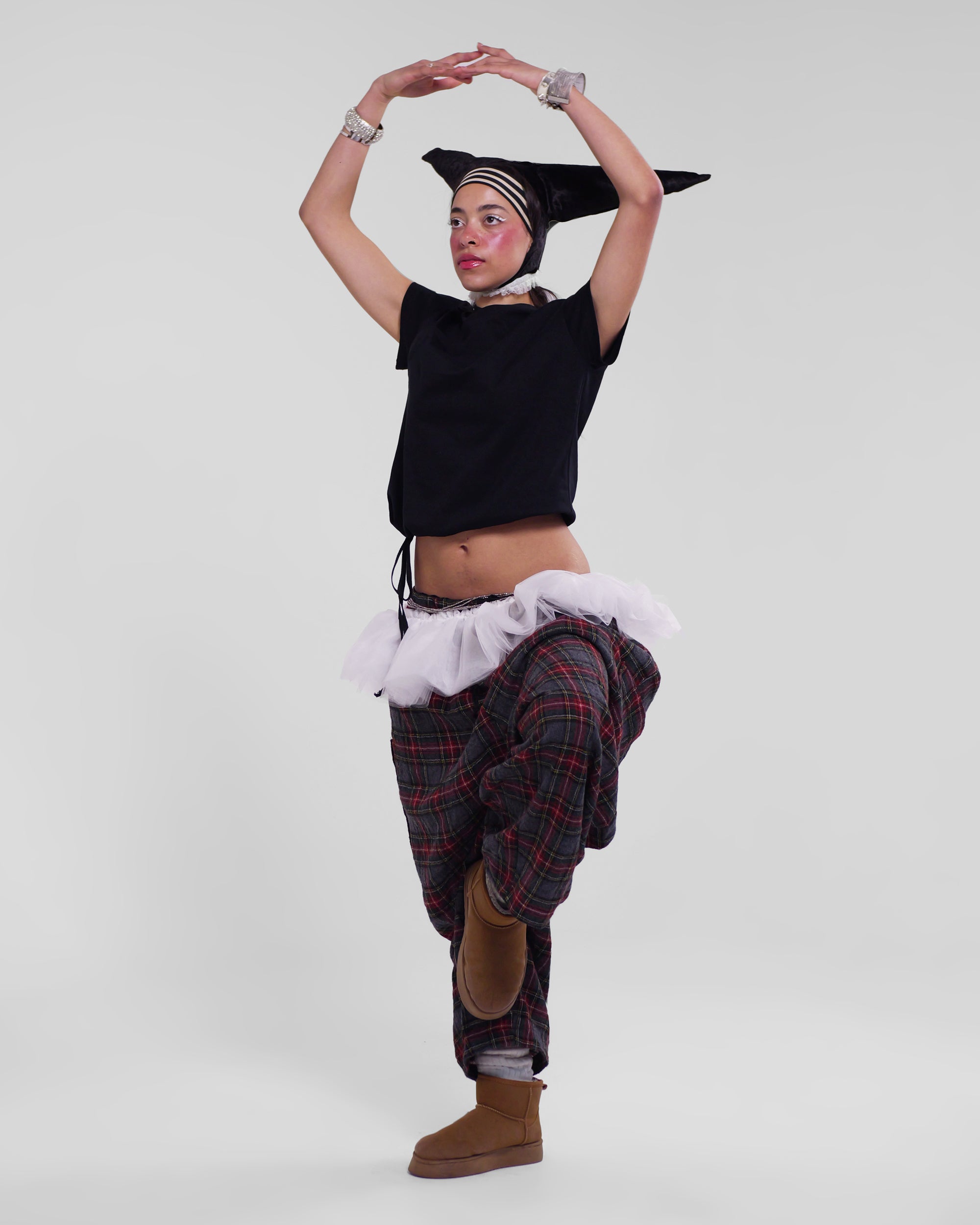 Lucky Pierrot Pant V2 in Classic Tartan