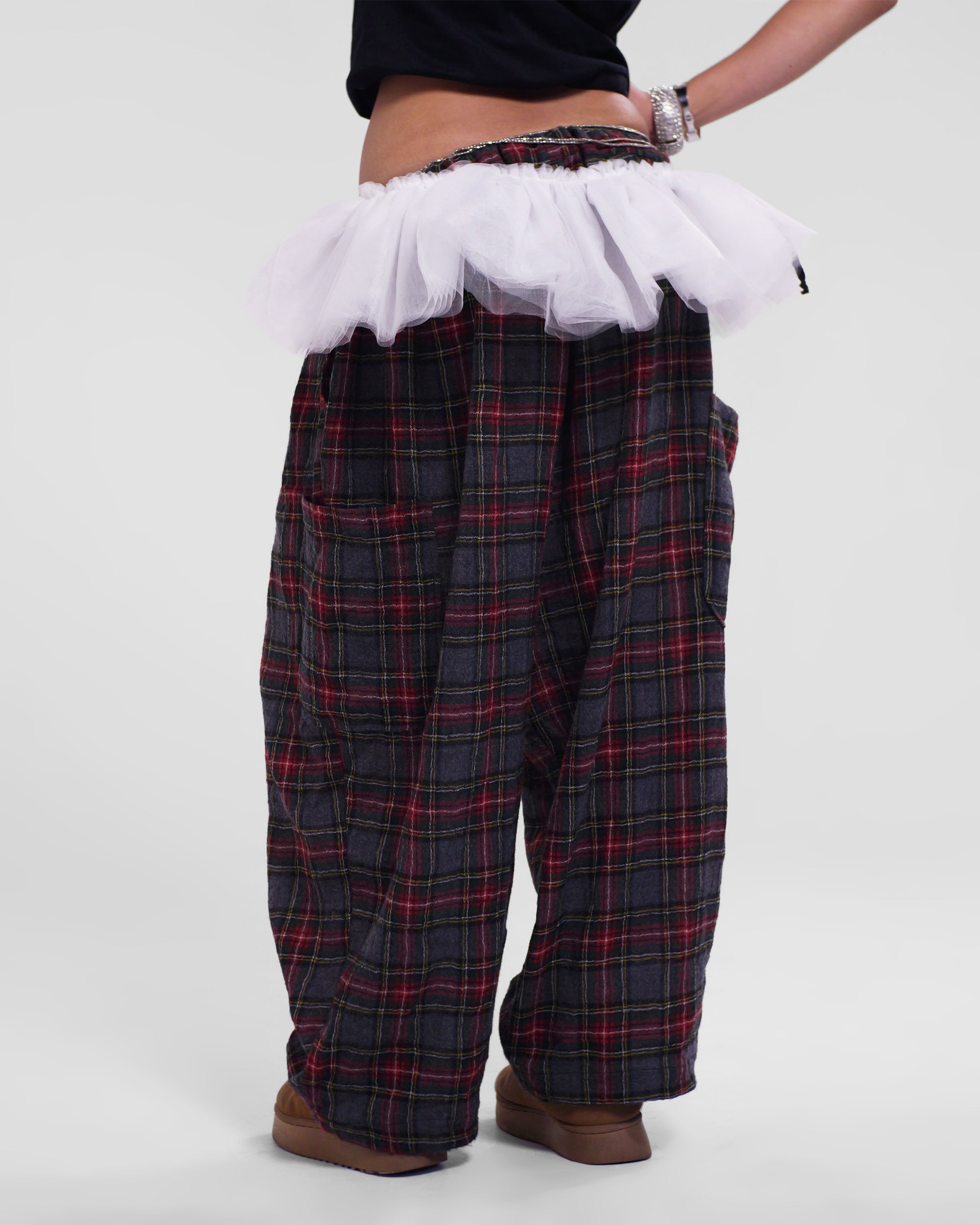 Lucky Pierrot Pant V2 in Classic Tartan