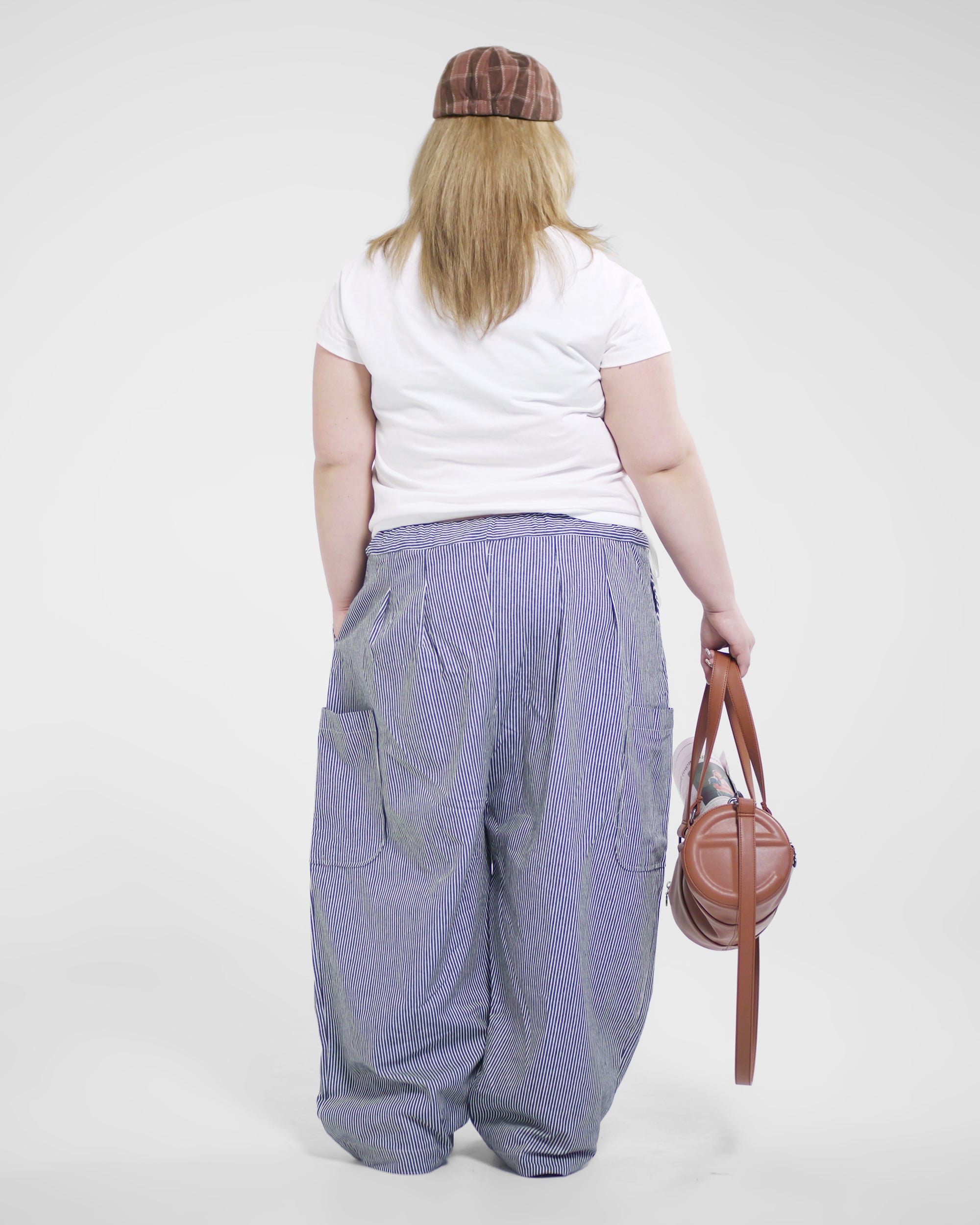 Lucky Pierrot Pant V2 in Chef Stripe