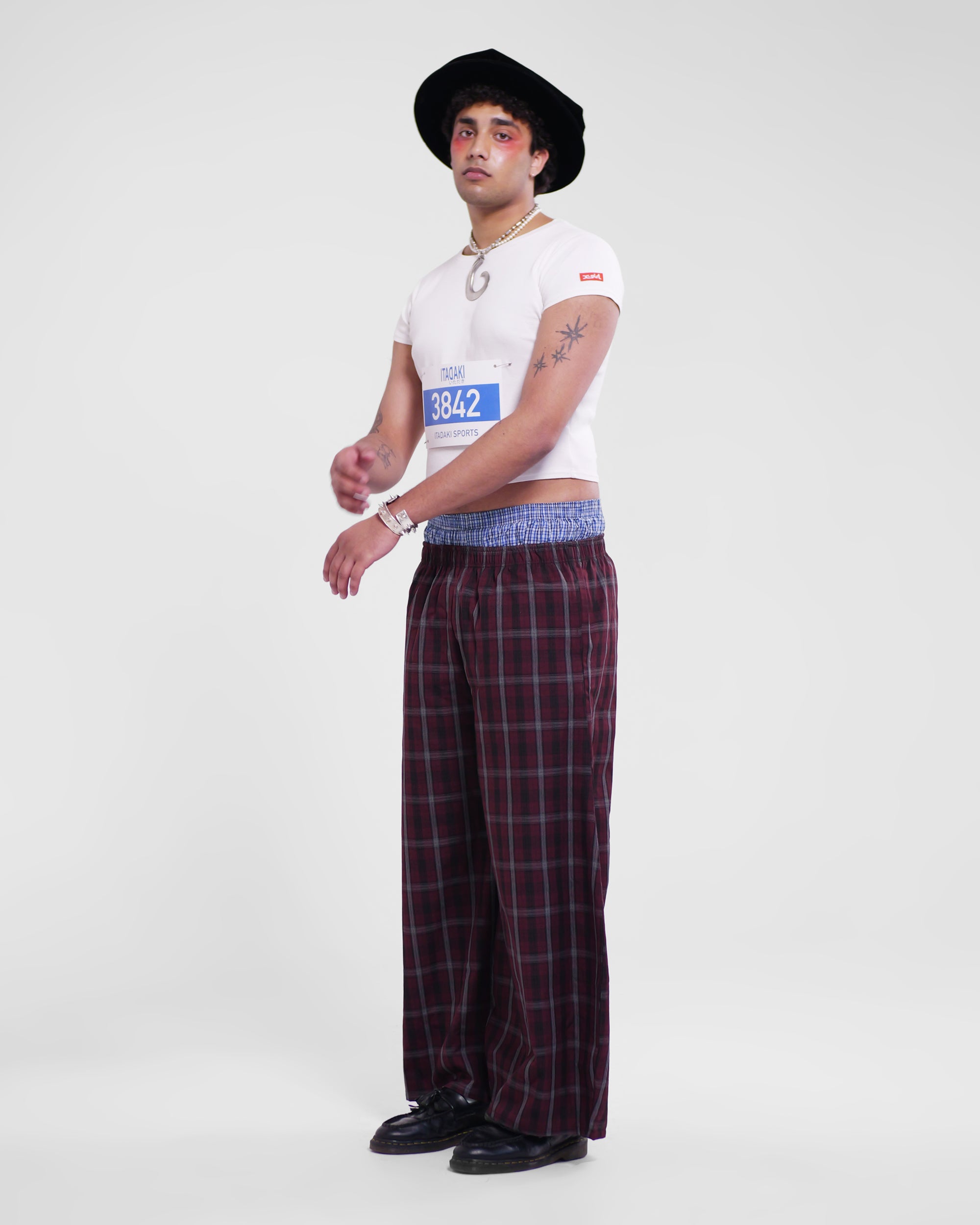Puff Pant in Wine