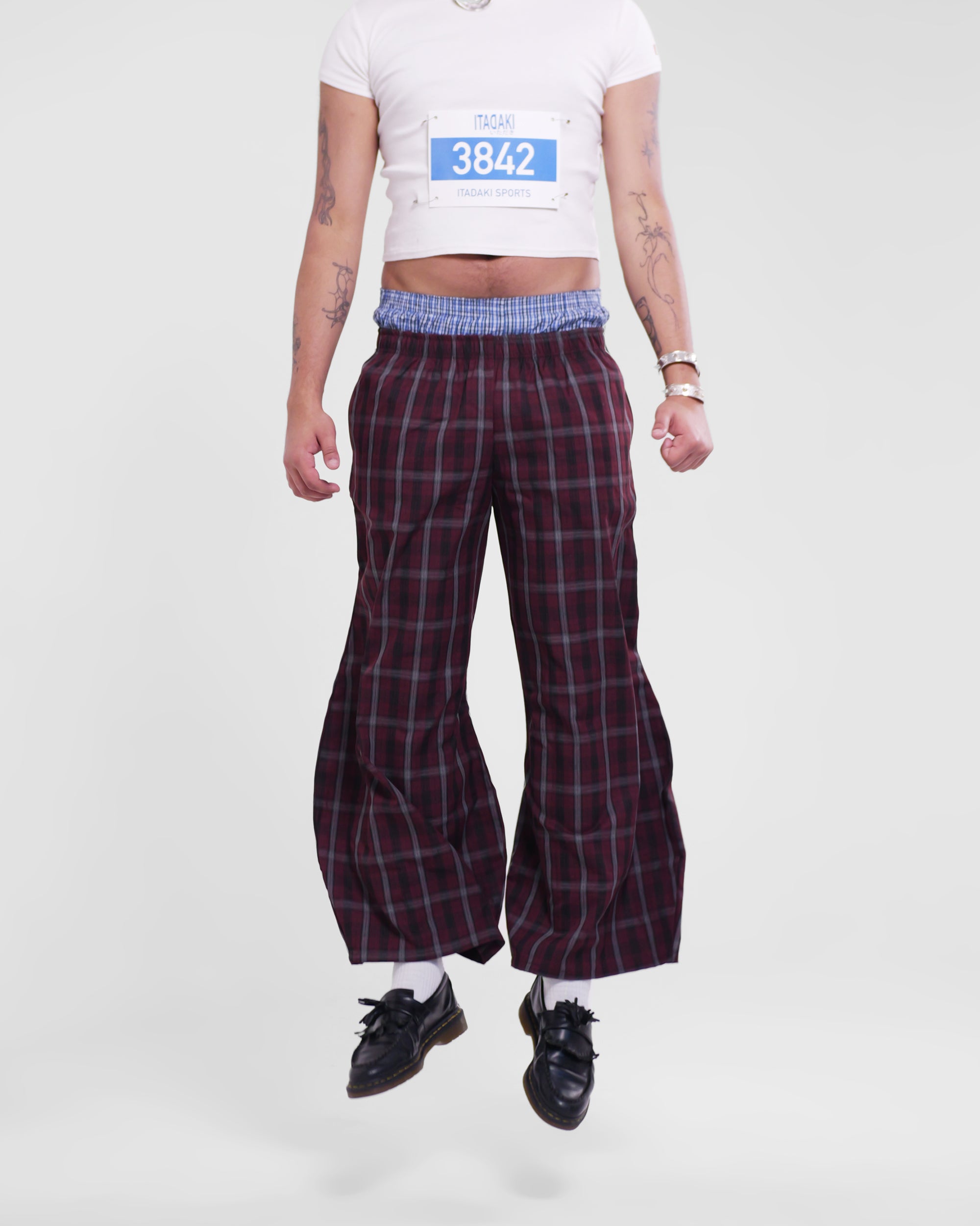 Puff Pant in Wine