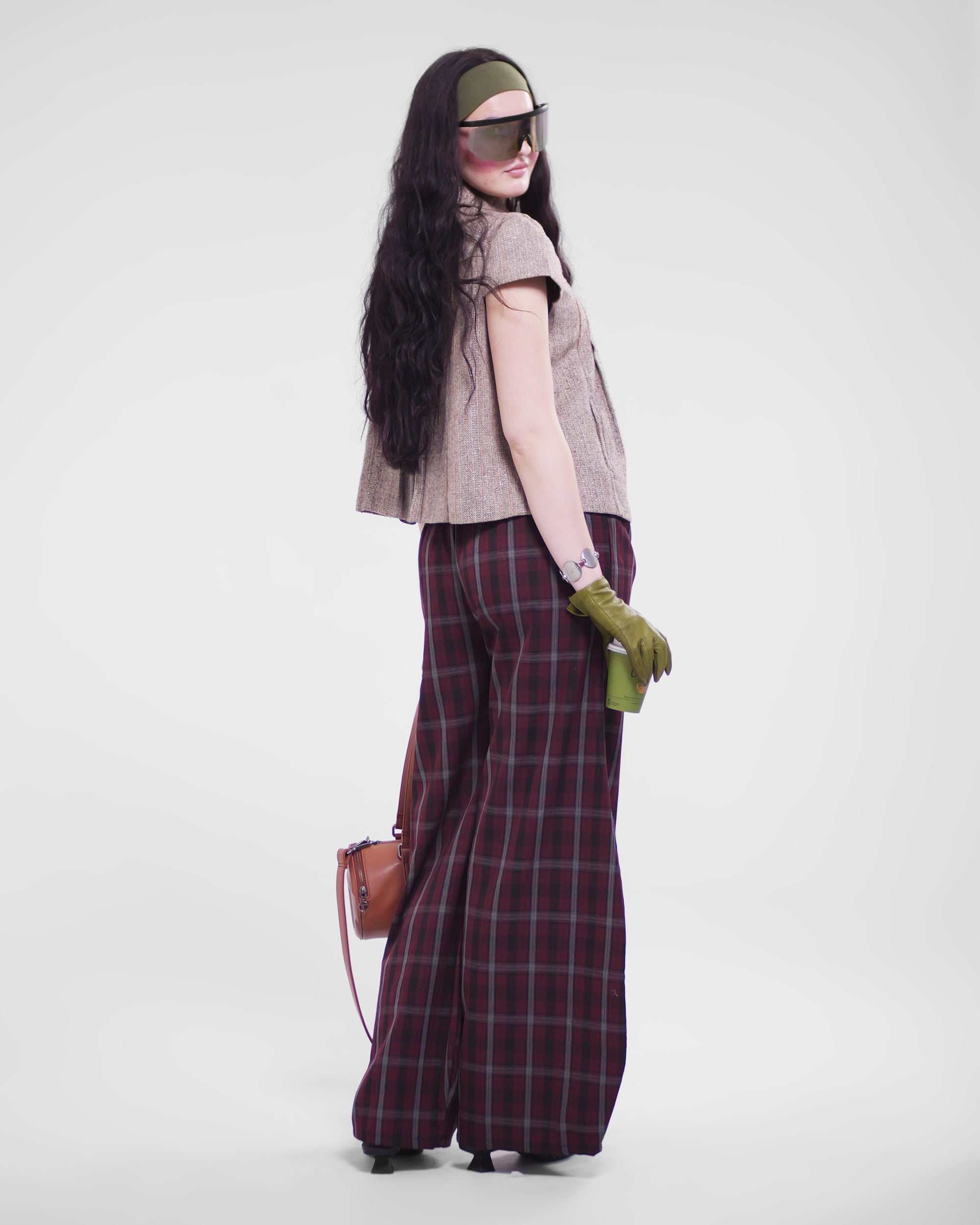 Puff Pant in Wine