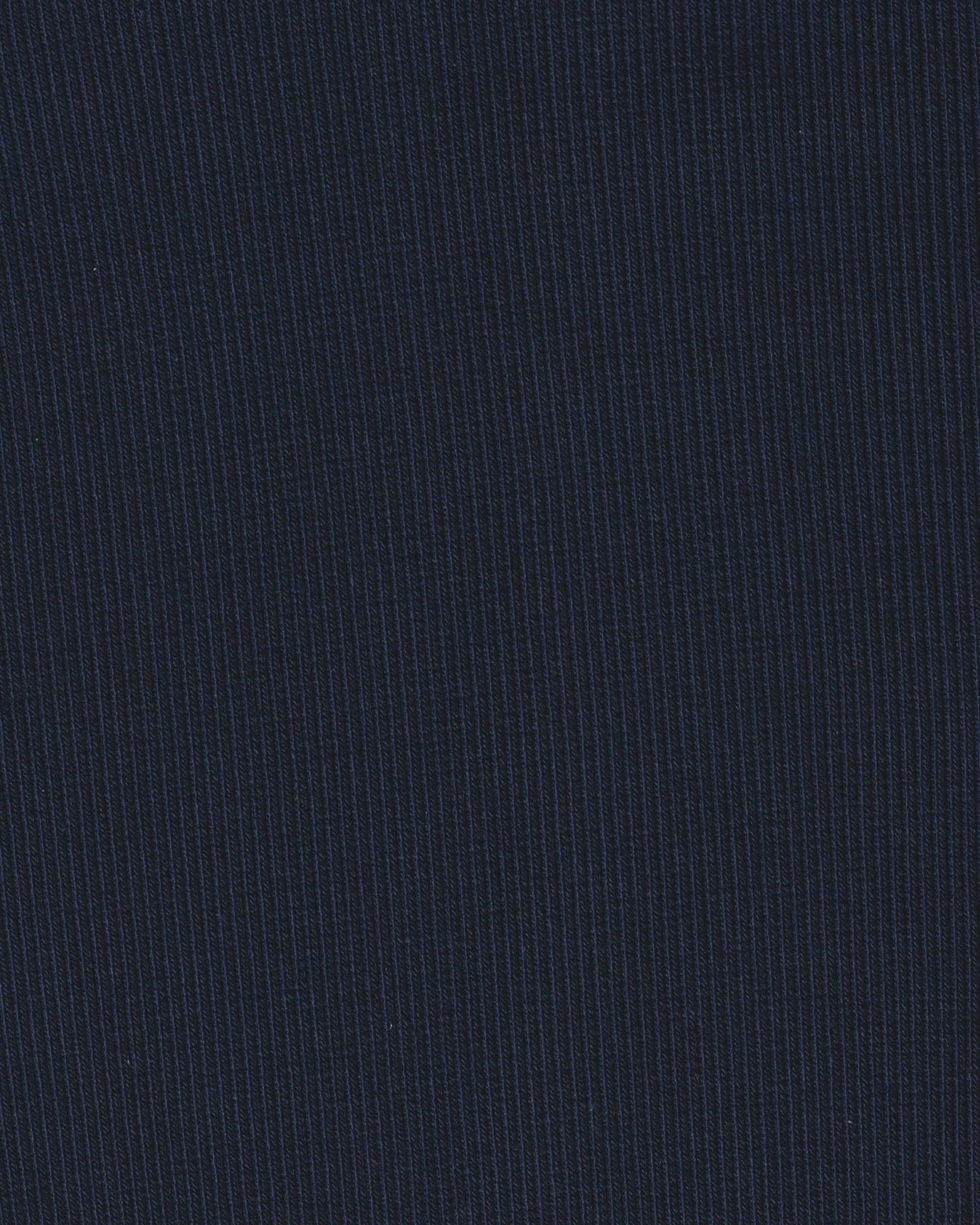 Kimono Ribbed Top in Navy