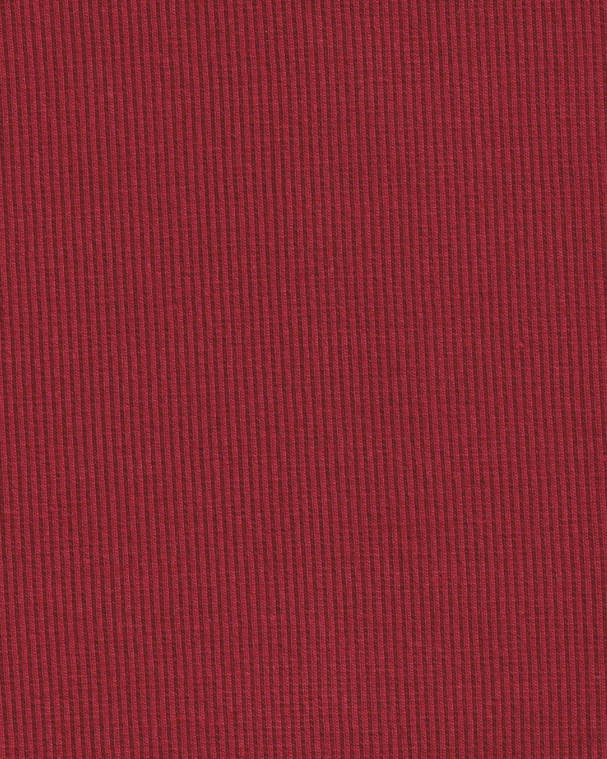 Kimono Ribbed Top in Paprika