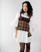 Obi Reversible Top in Wine/Honey