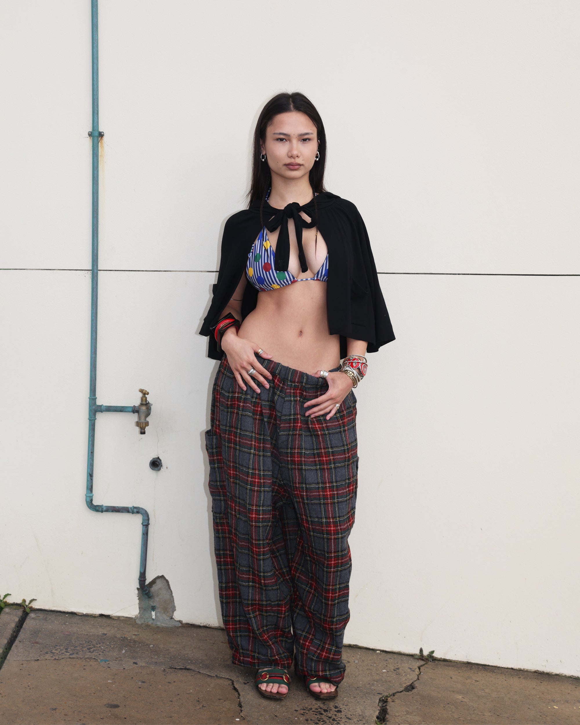 Lucky Pierrot Pant V2 in Classic Tartan