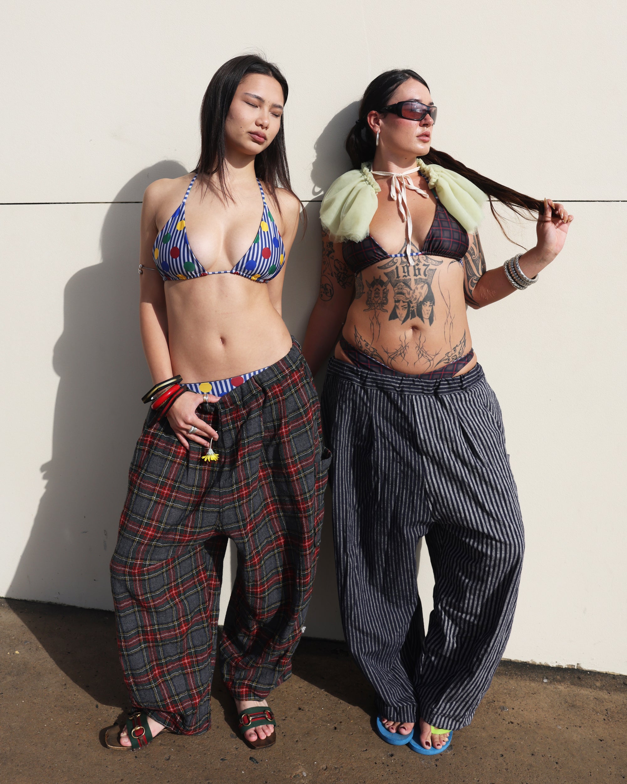 Lucky Pierrot Pant V2 in Classic Tartan