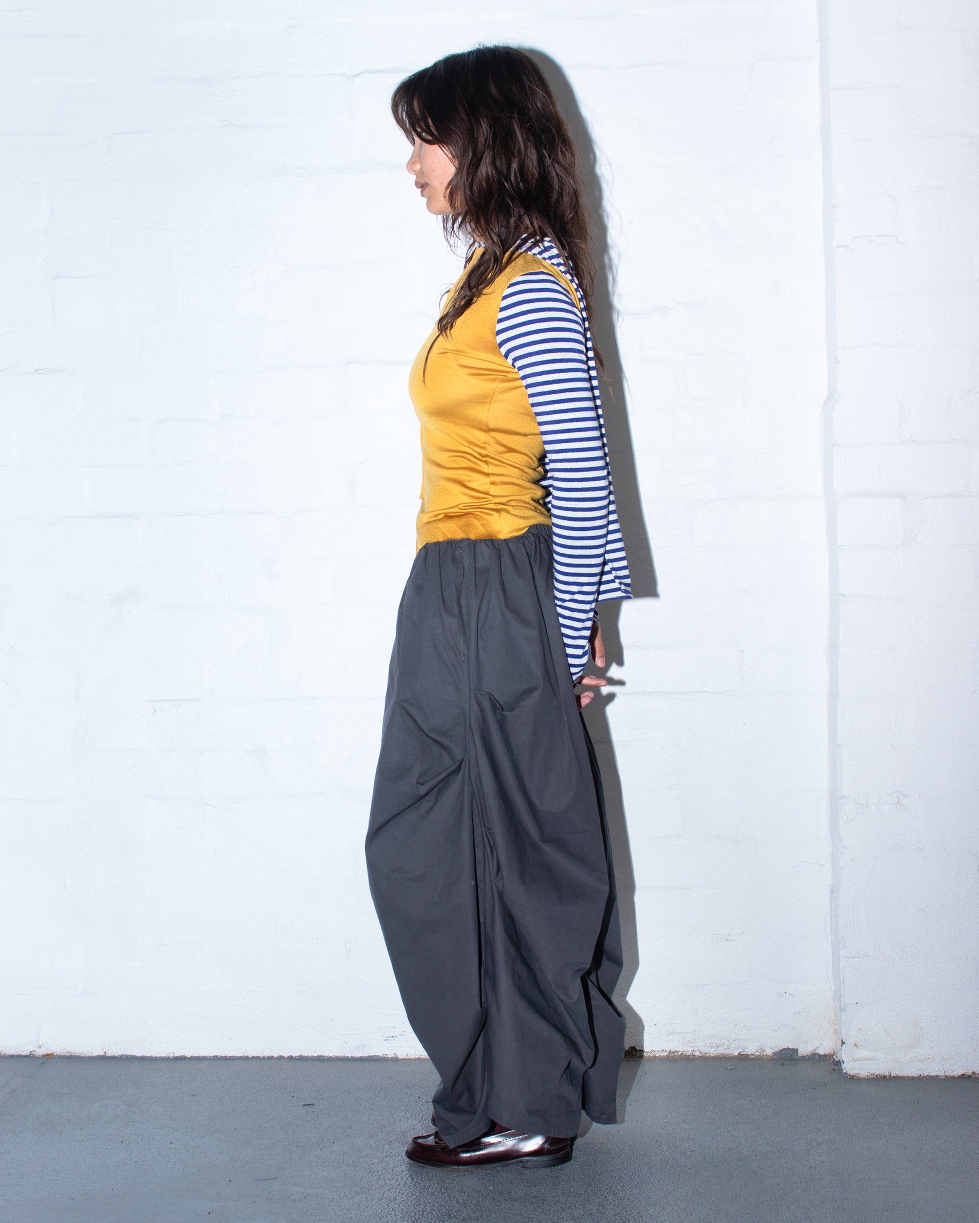Astro Top in Mustard/Stripe