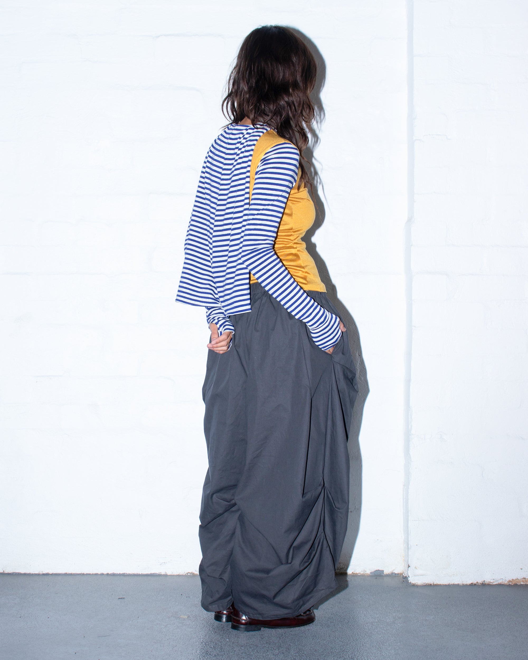 Astro Top in Mustard/Stripe