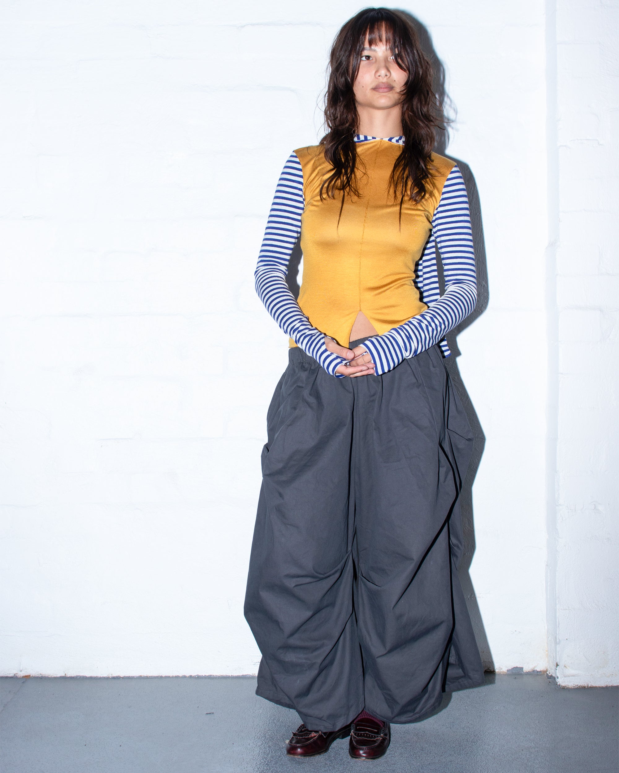 Astro Top in Mustard/Stripe
