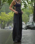 Obi Reversible Top In Moss/Blue