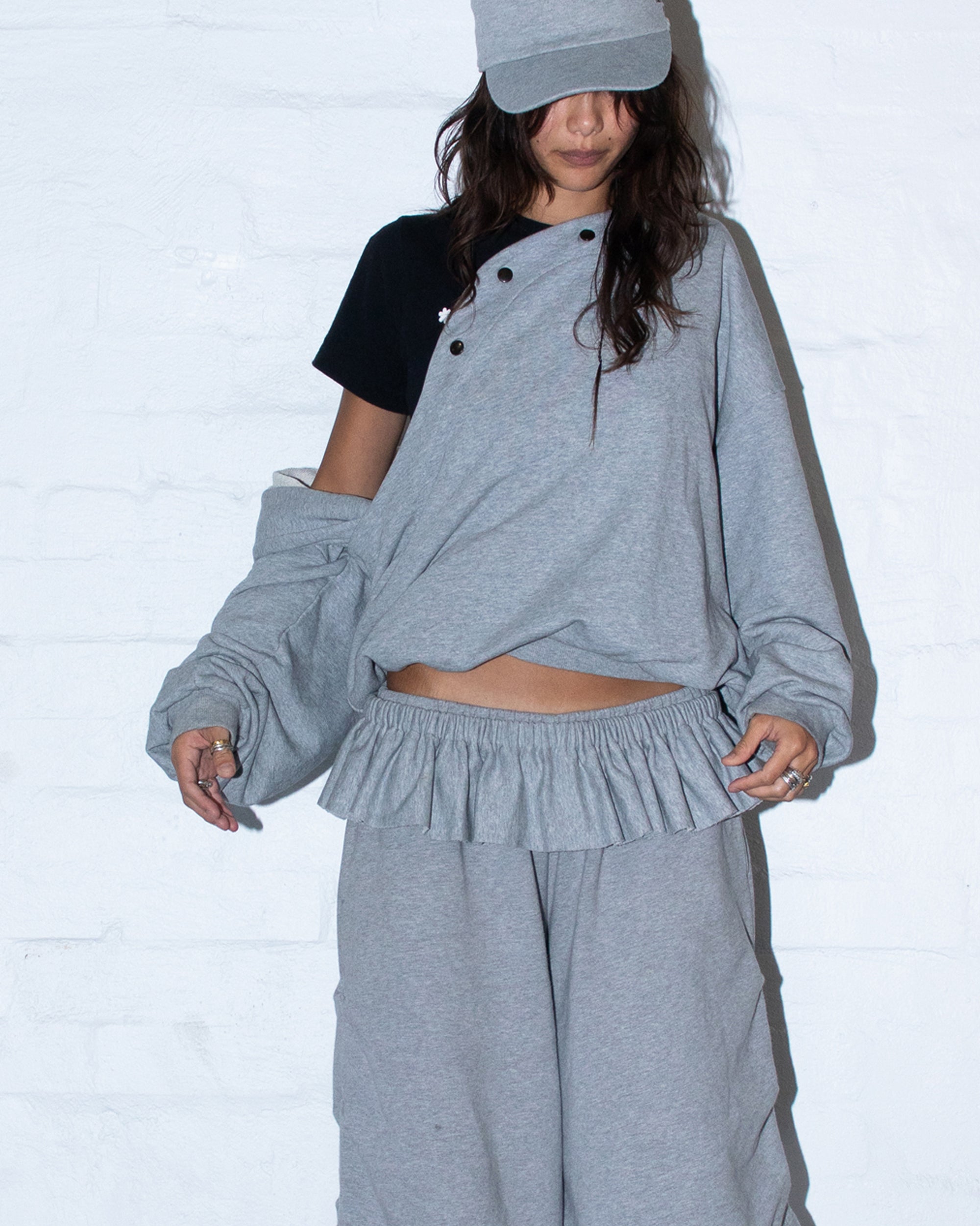 Off-Cut Micro Tutu in Grey Marle