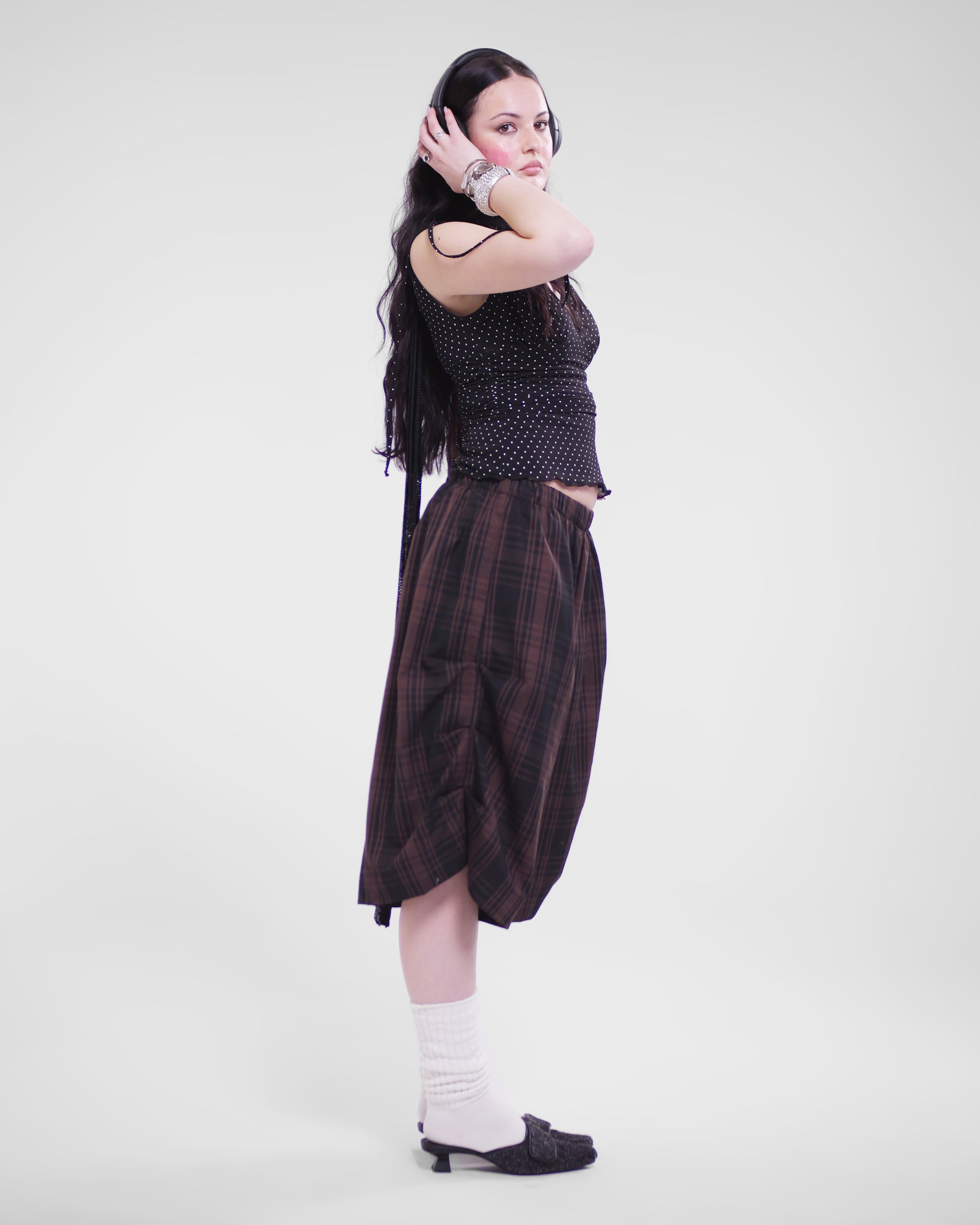 Kenji Shorts in Bark Tartan