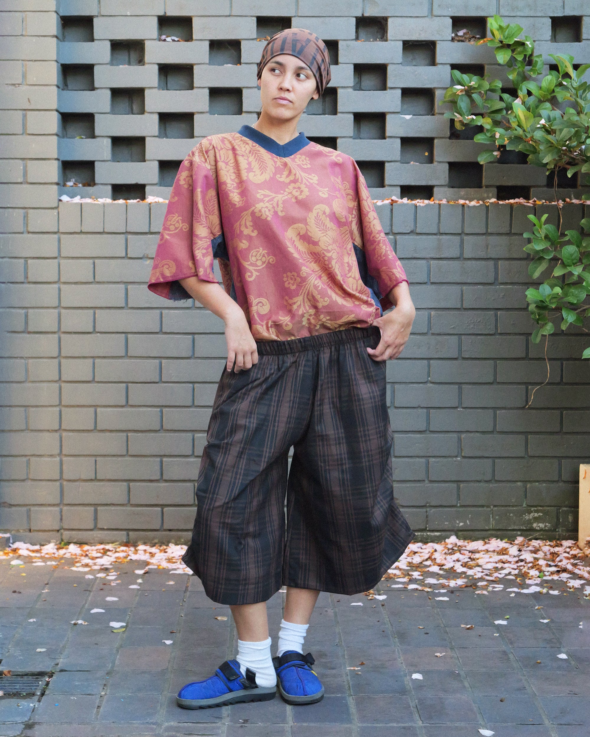Kenji Shorts in Bark Tartan – ITADAKI
