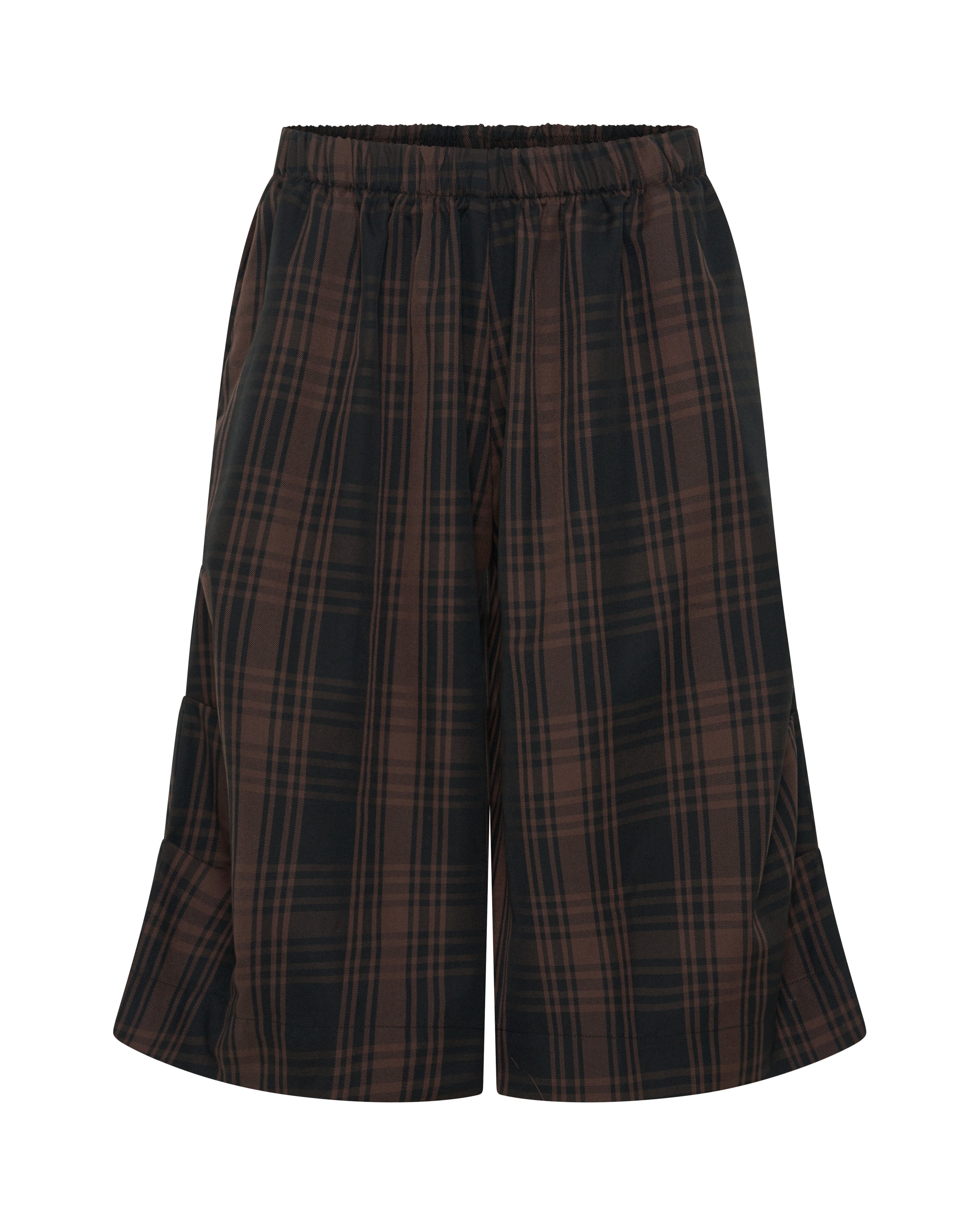 Kenji Shorts in Bark Tartan