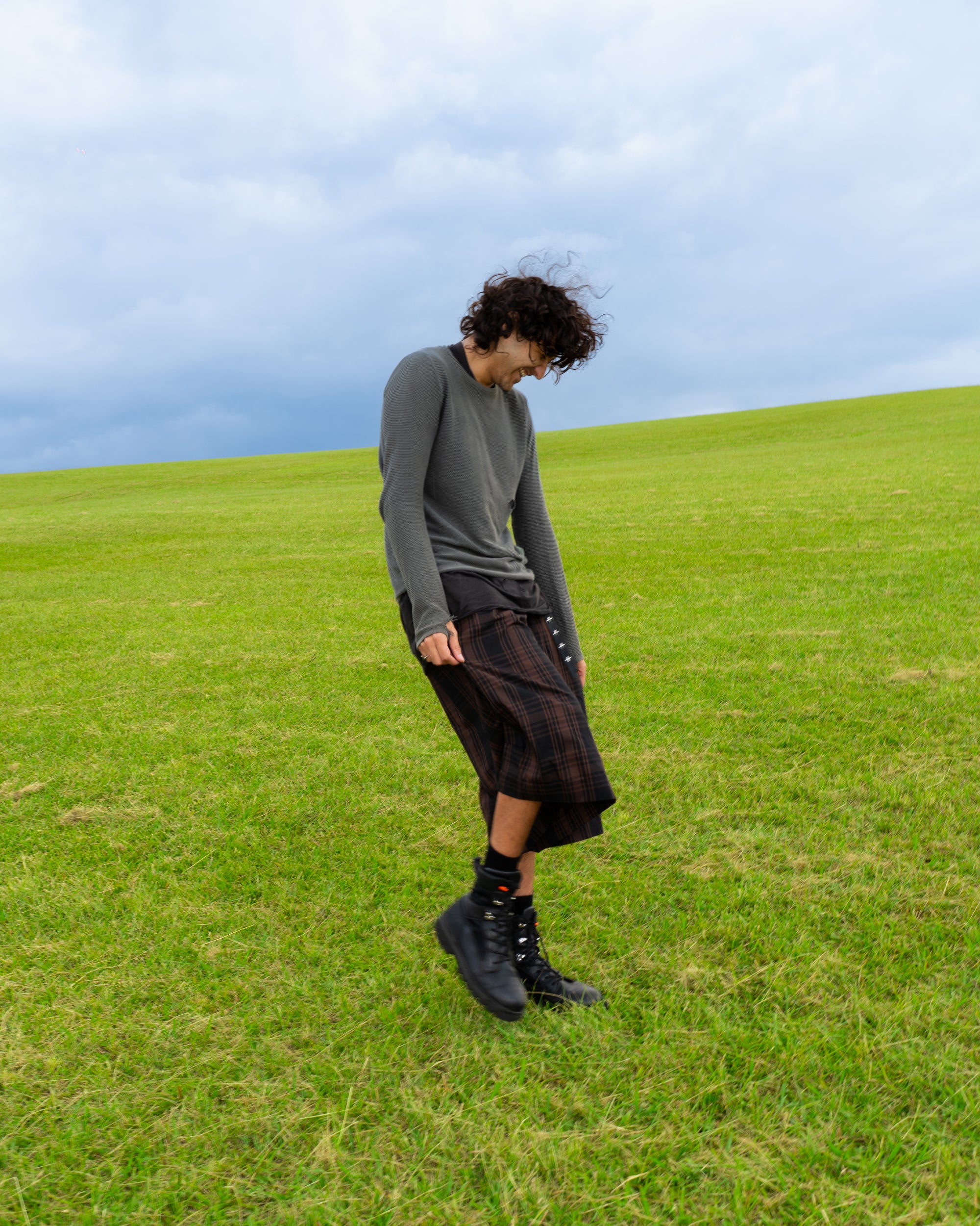 Kenji Shorts in Bark Tartan
