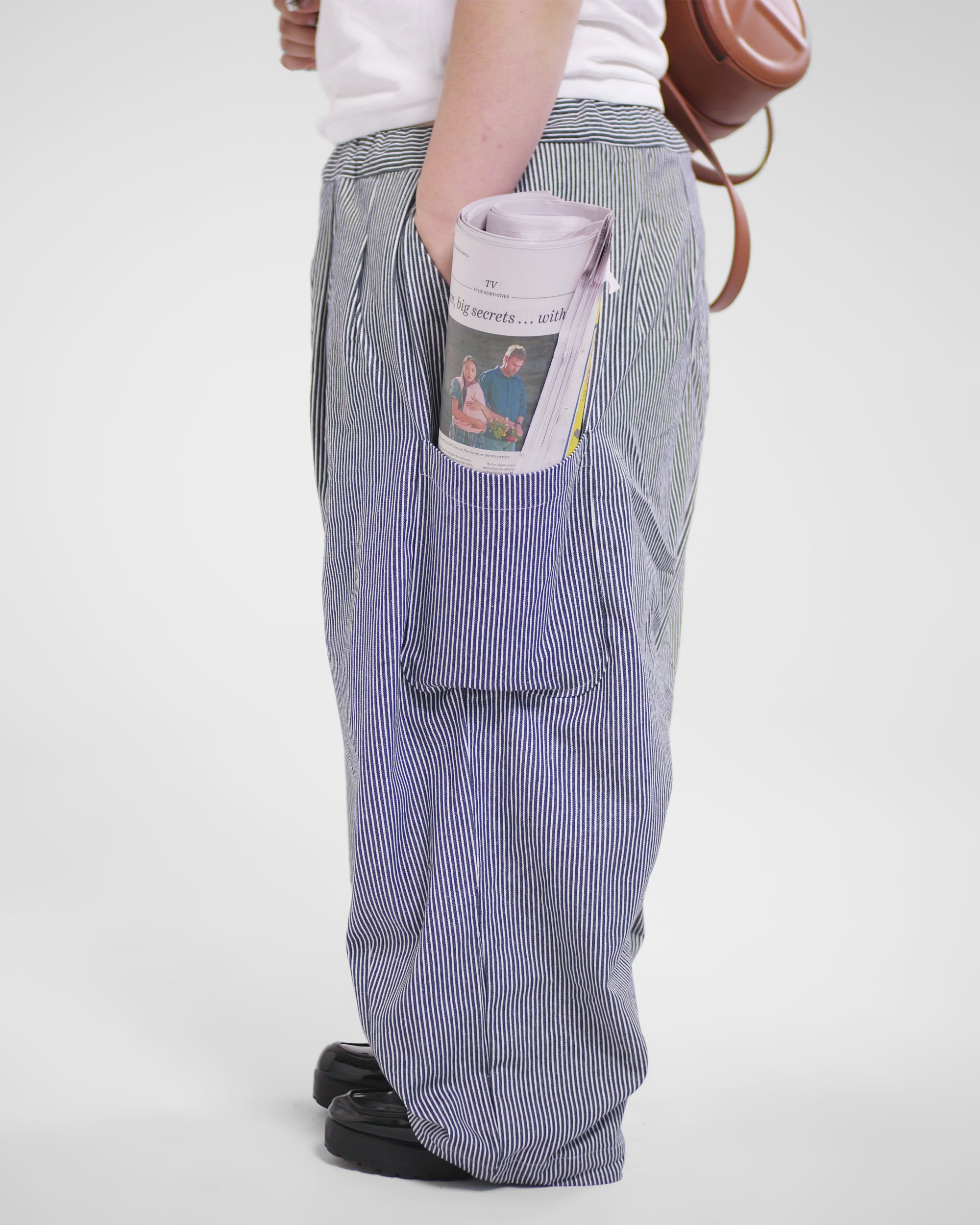 Lucky Pierrot Pant V2 in Chef Stripe