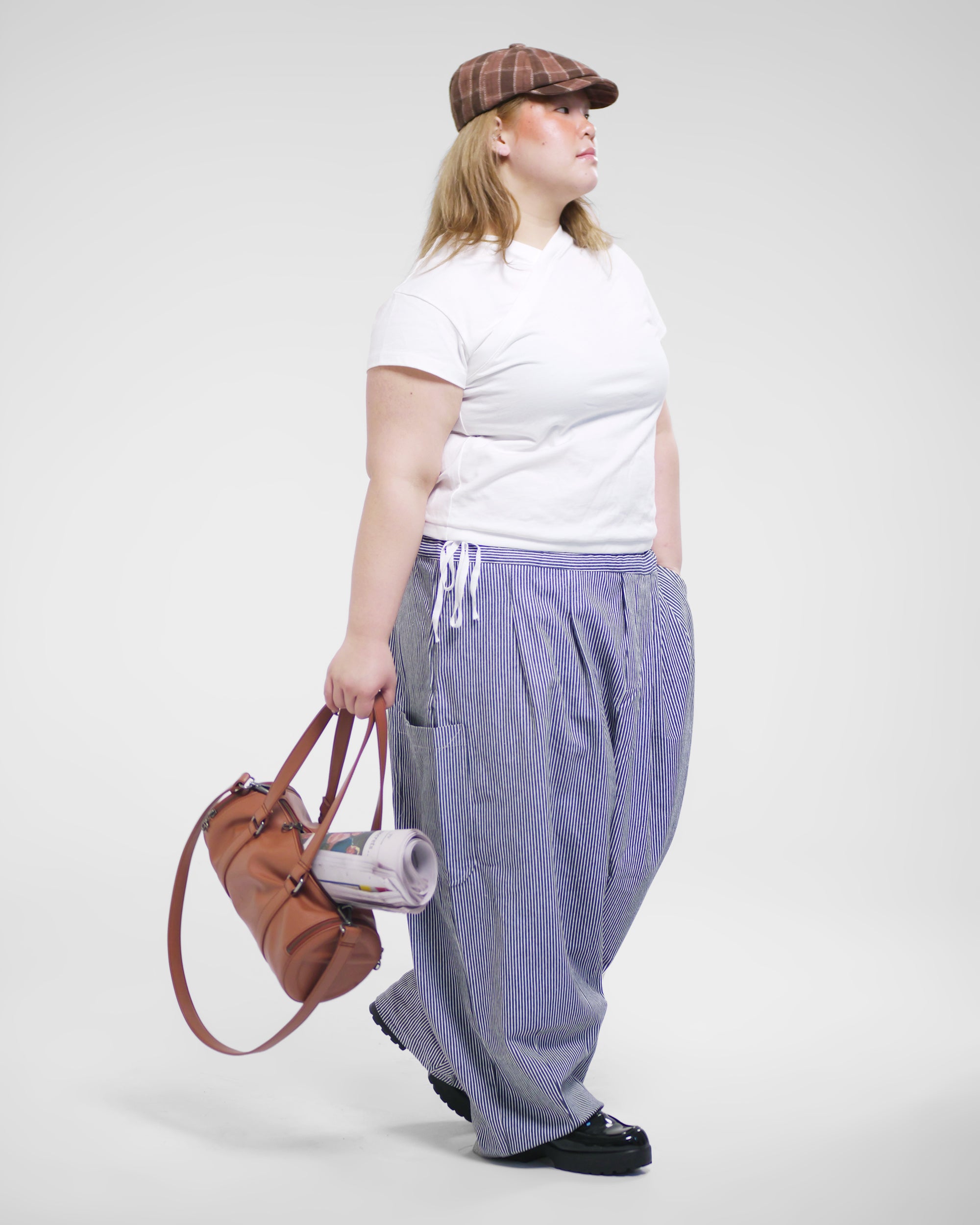Lucky Pierrot Pant V2 in Chef Stripe – ITADAKI