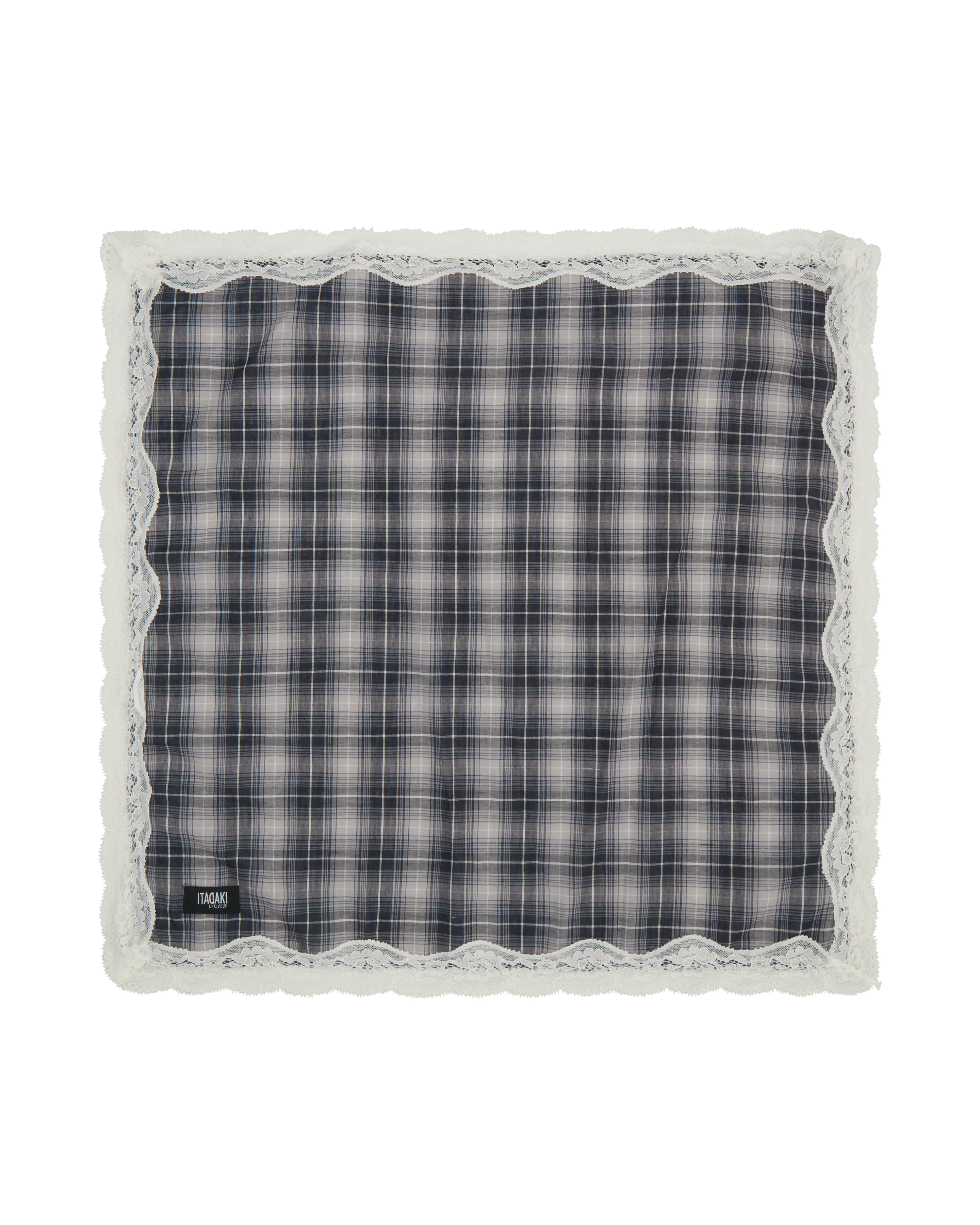 Lace Headscarf in Steel