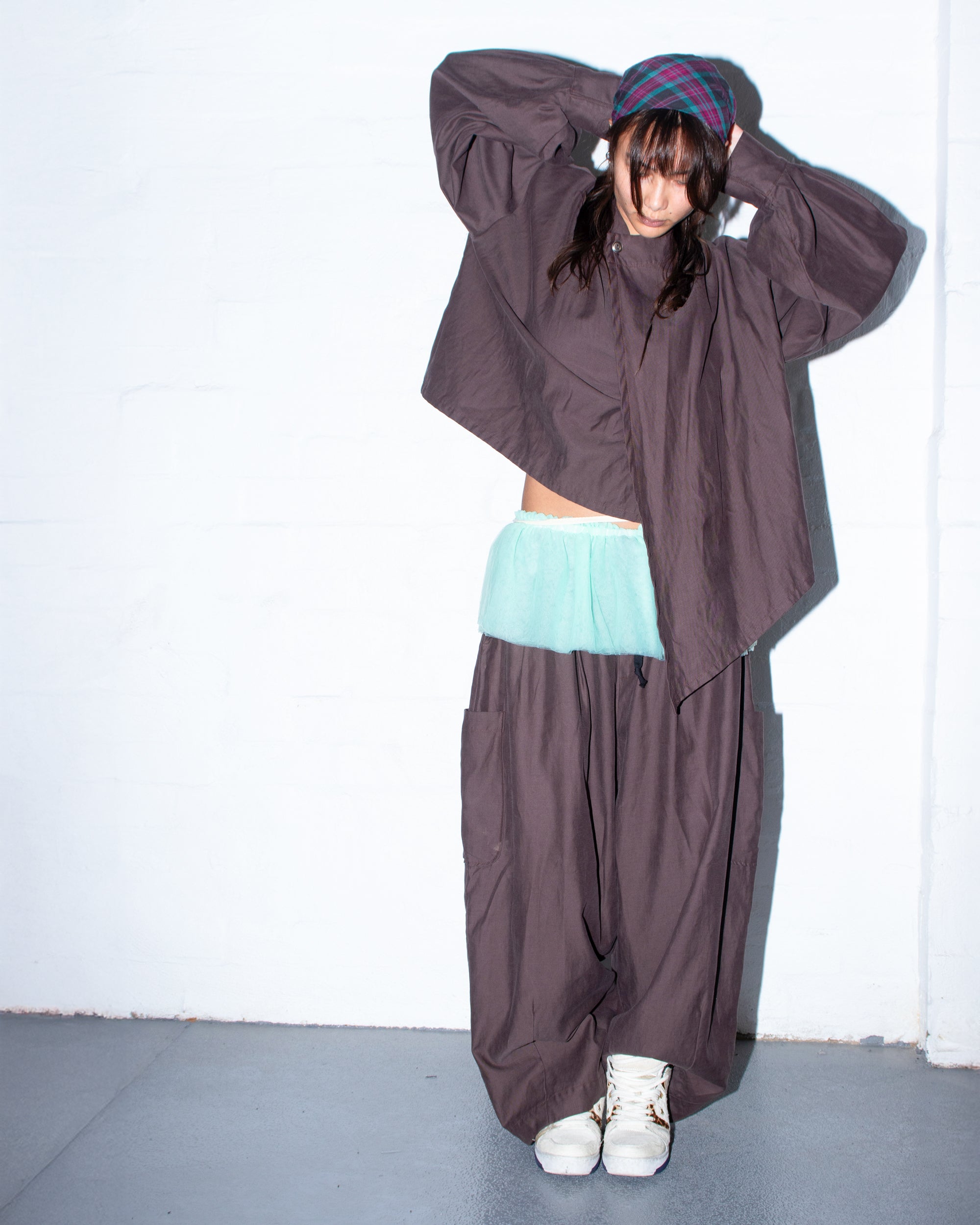 Long Sleeve Wang Top in Cocoa