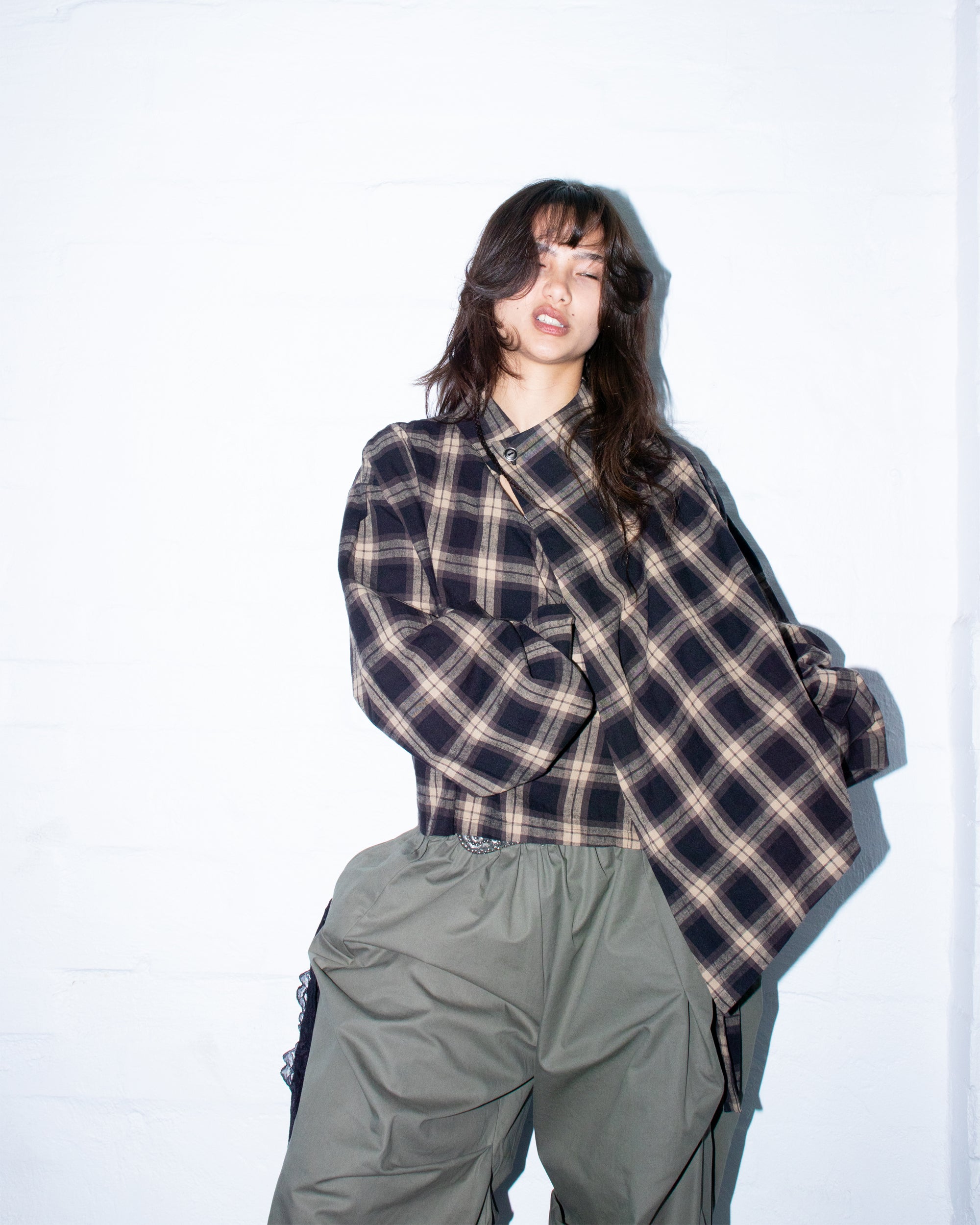 Long Sleeve Wang Top in Sesame