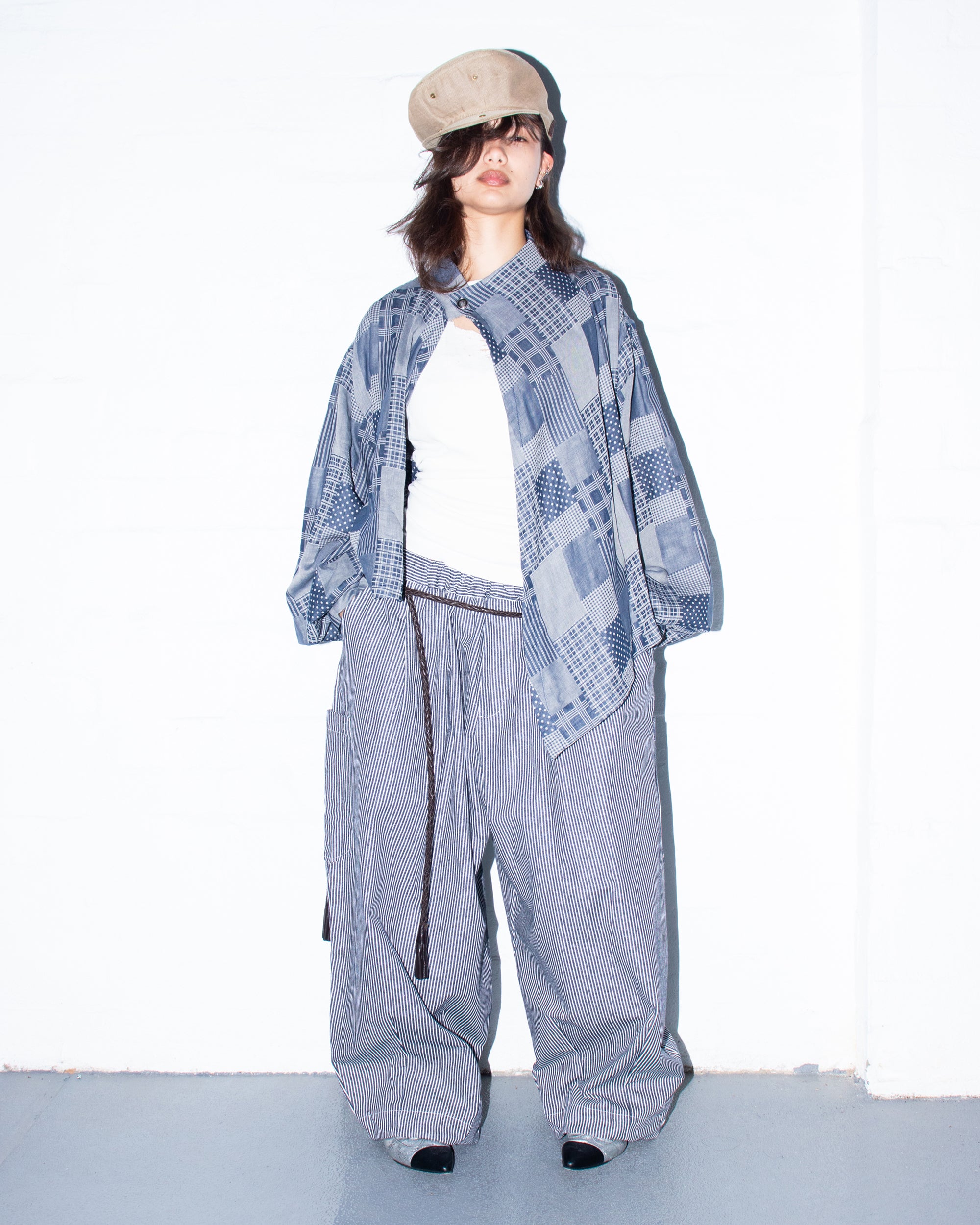Lucky Pierrot Pant V2 in Chef Stripe