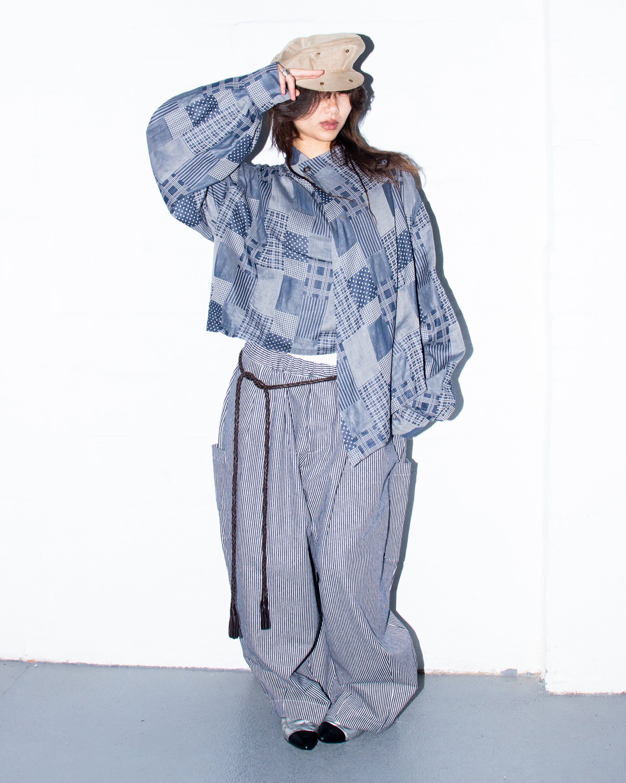 Long Sleeve Wang Top in Sukiyaki
