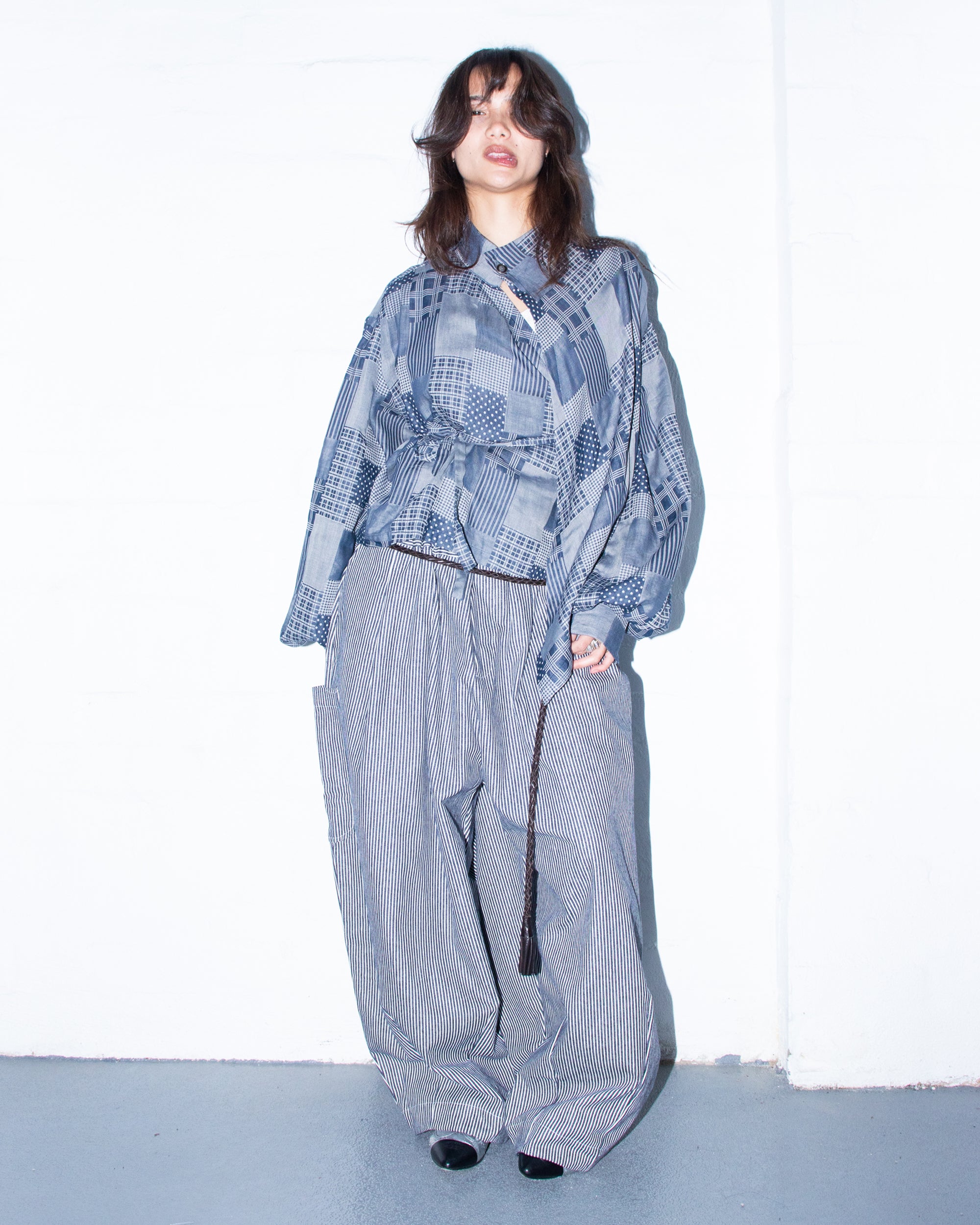 Long Sleeve Wang Top in Sukiyaki