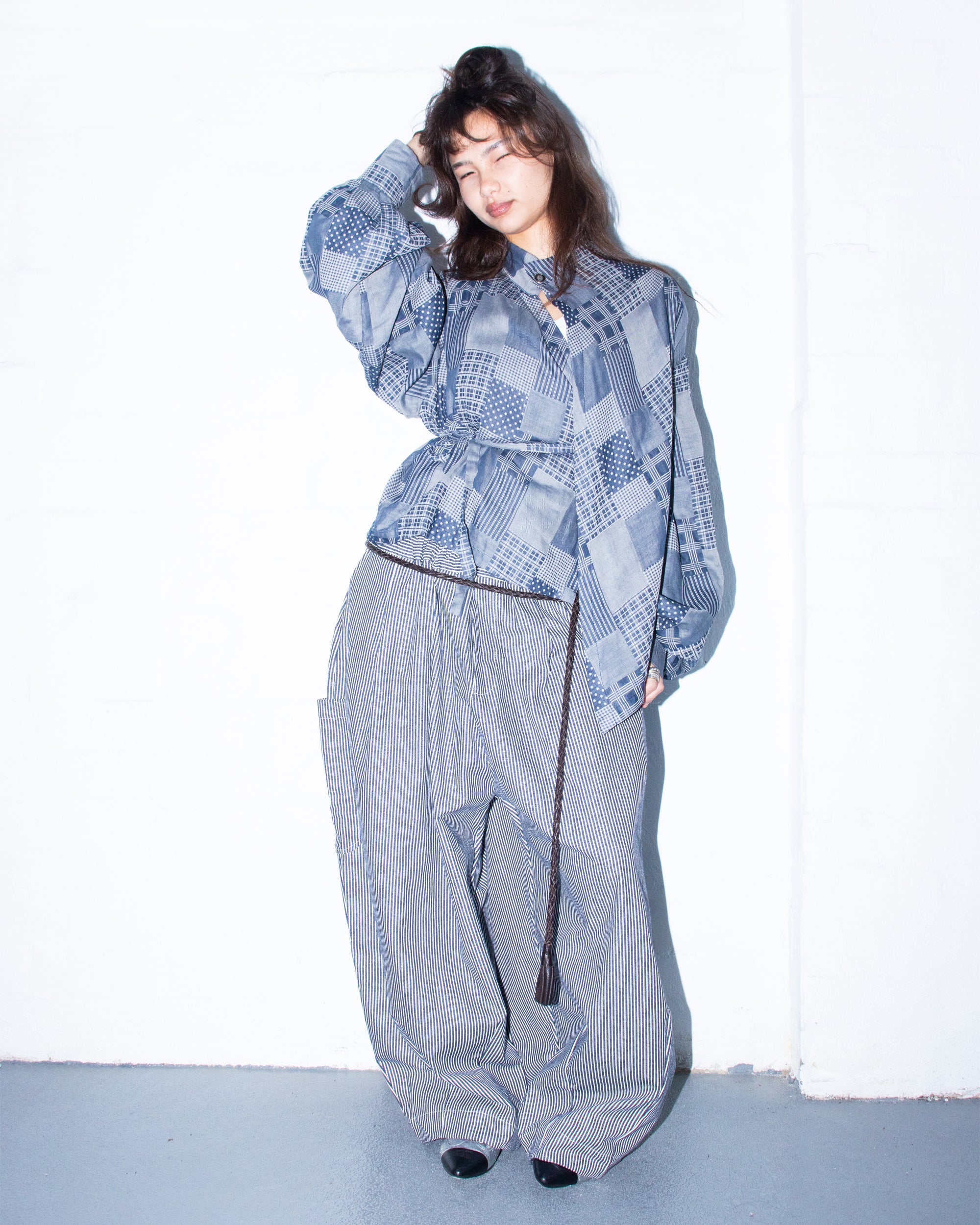 Lucky Pierrot Pant V2 in Chef Stripe