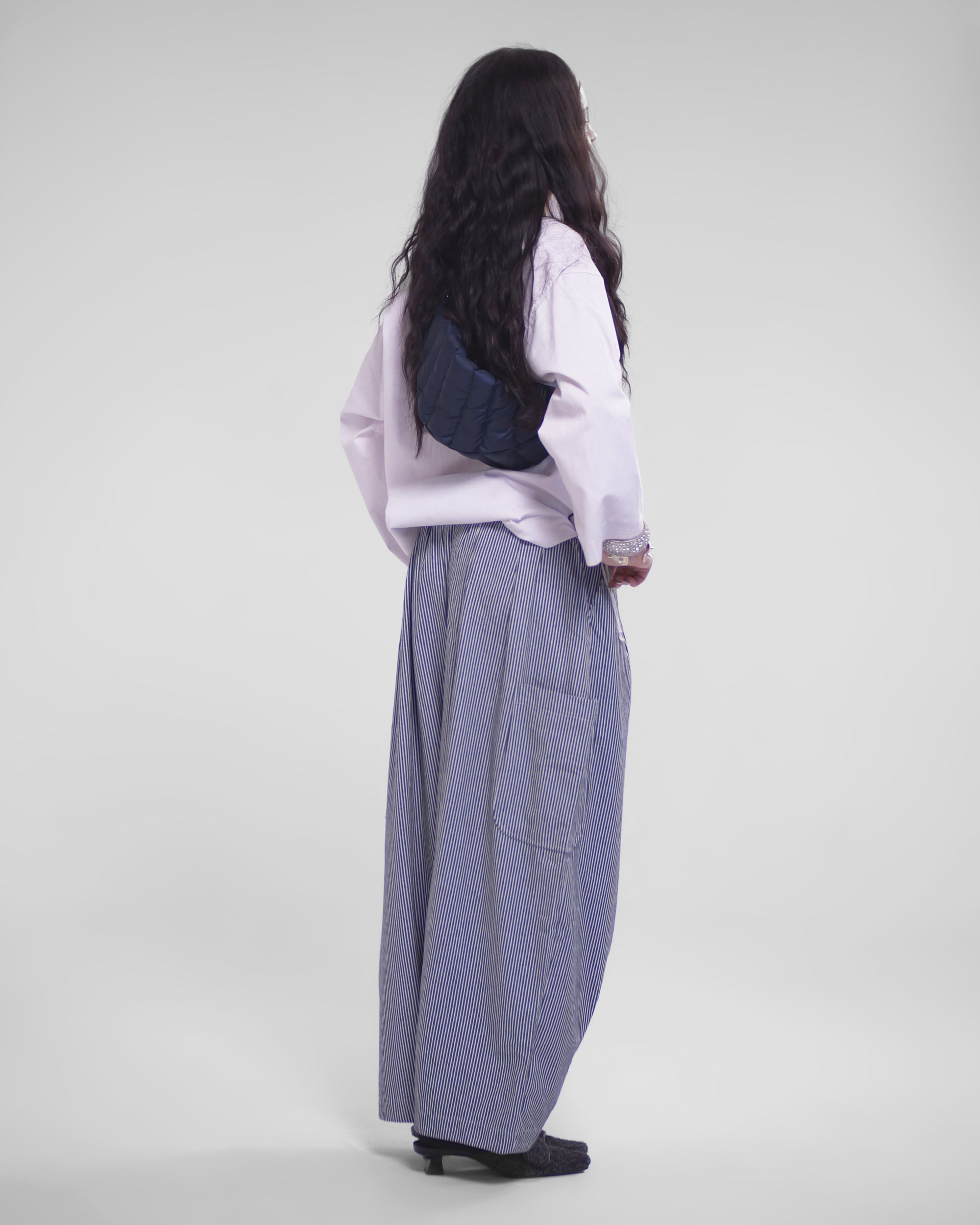 Lucky Pierrot Pant V2 in Chef Stripe