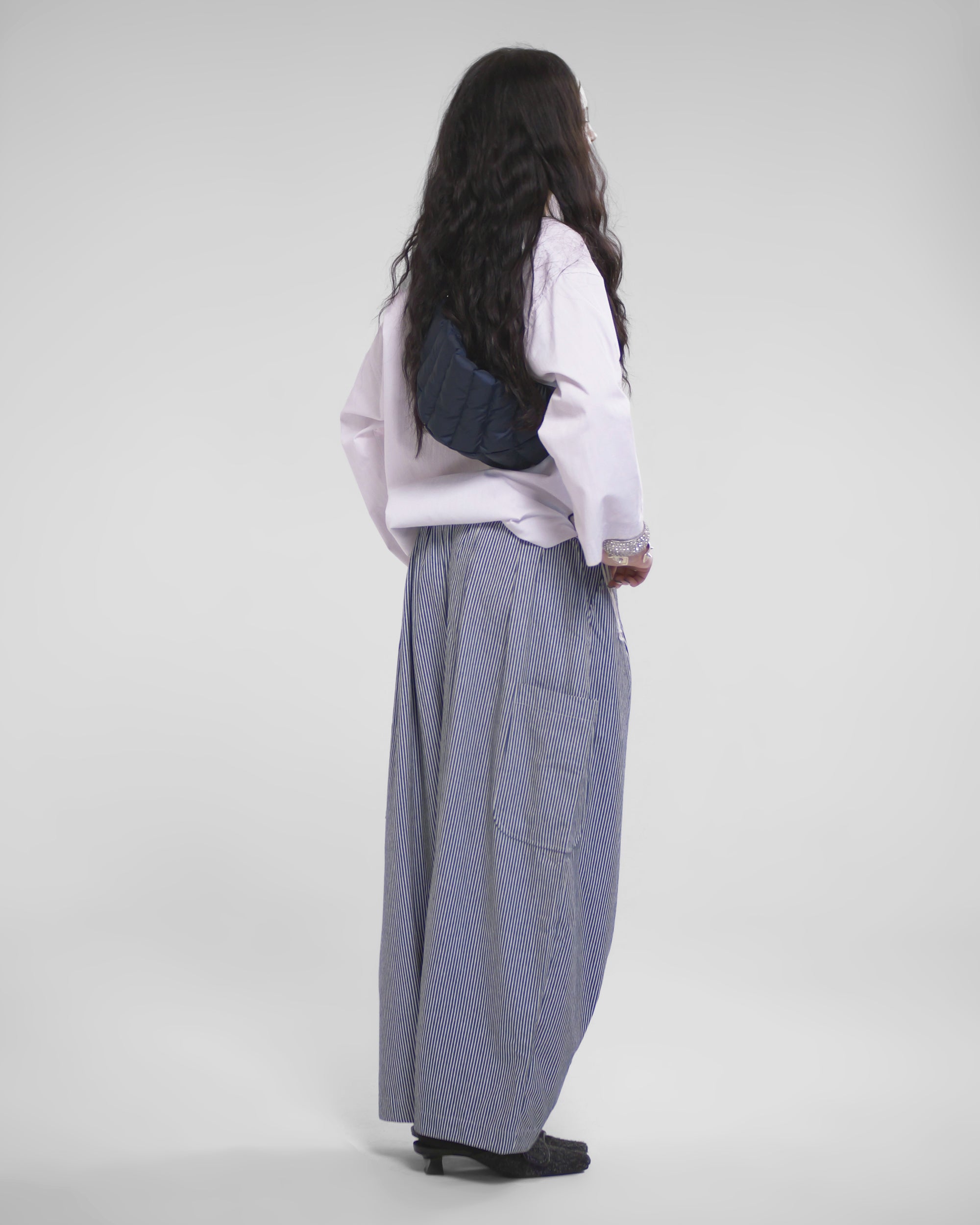 Lucky Pierrot Pant V2 in Chef Stripe