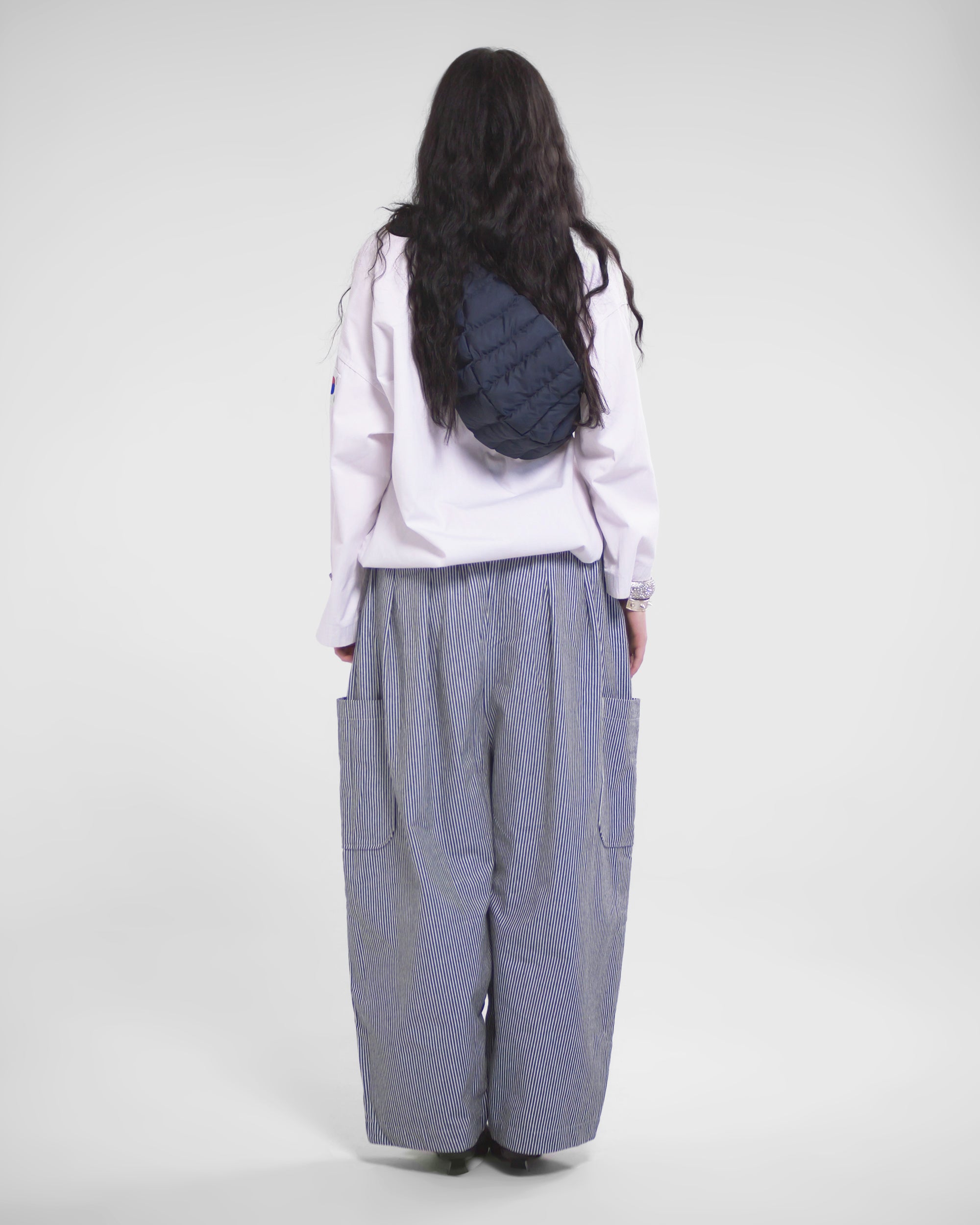 Lucky Pierrot Pant V2 in Chef Stripe