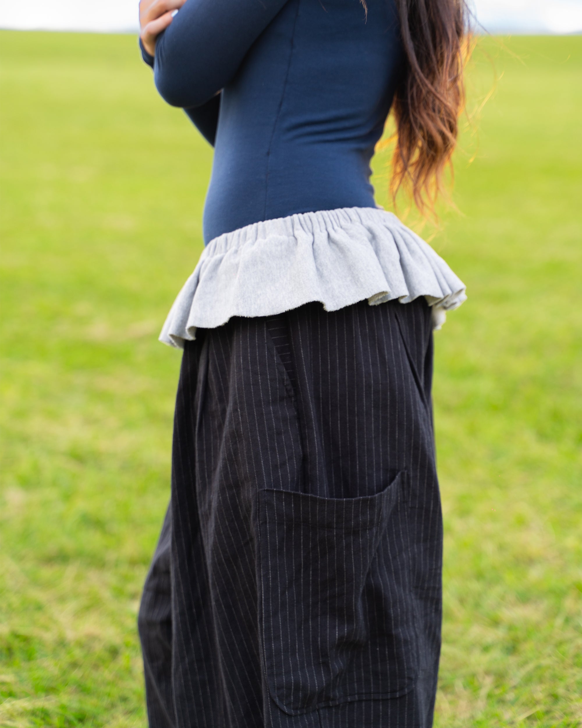 Off-Cut Micro Tutu in Grey Marle