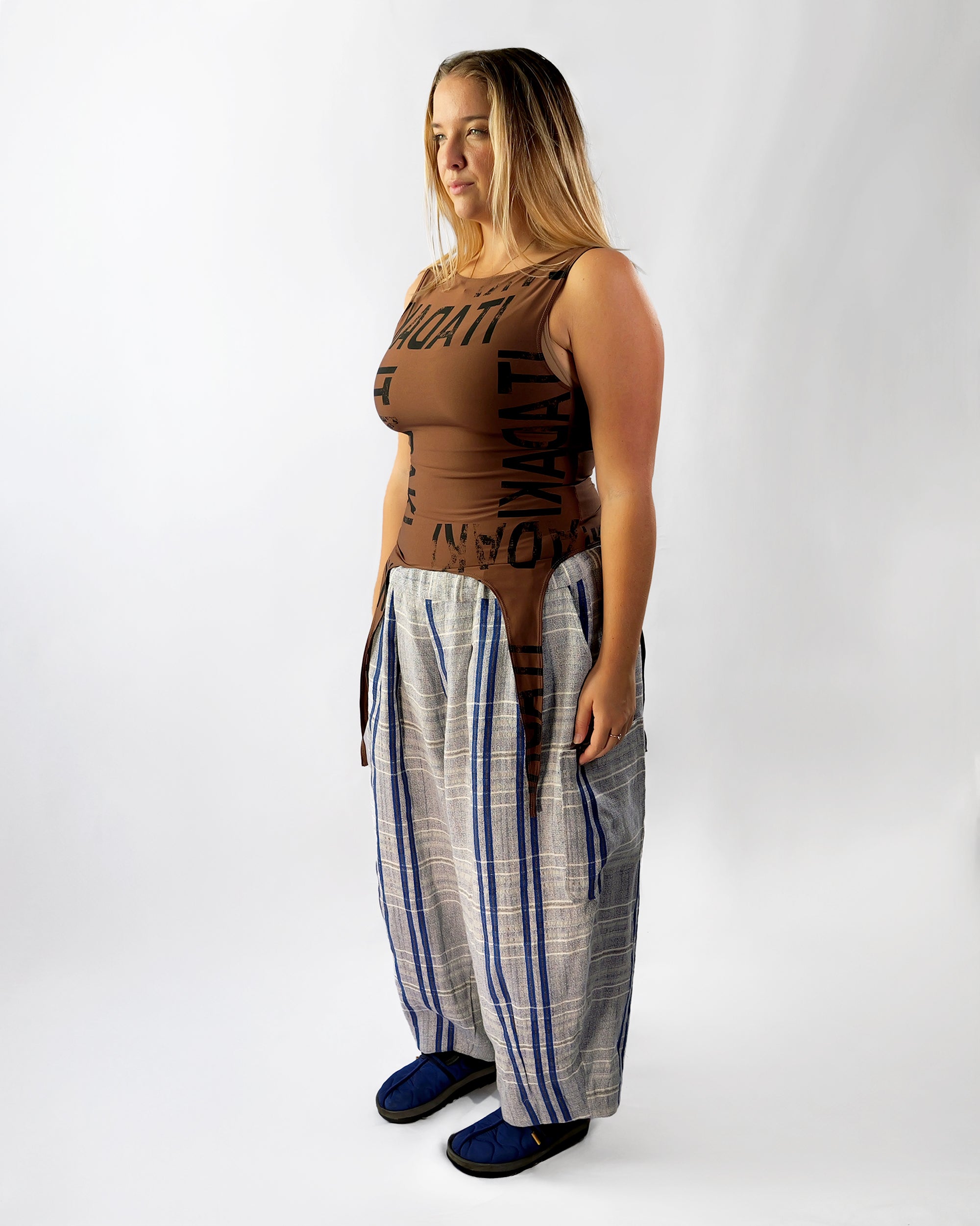 Lucky Pierrot Pant V2 in Towel Blue