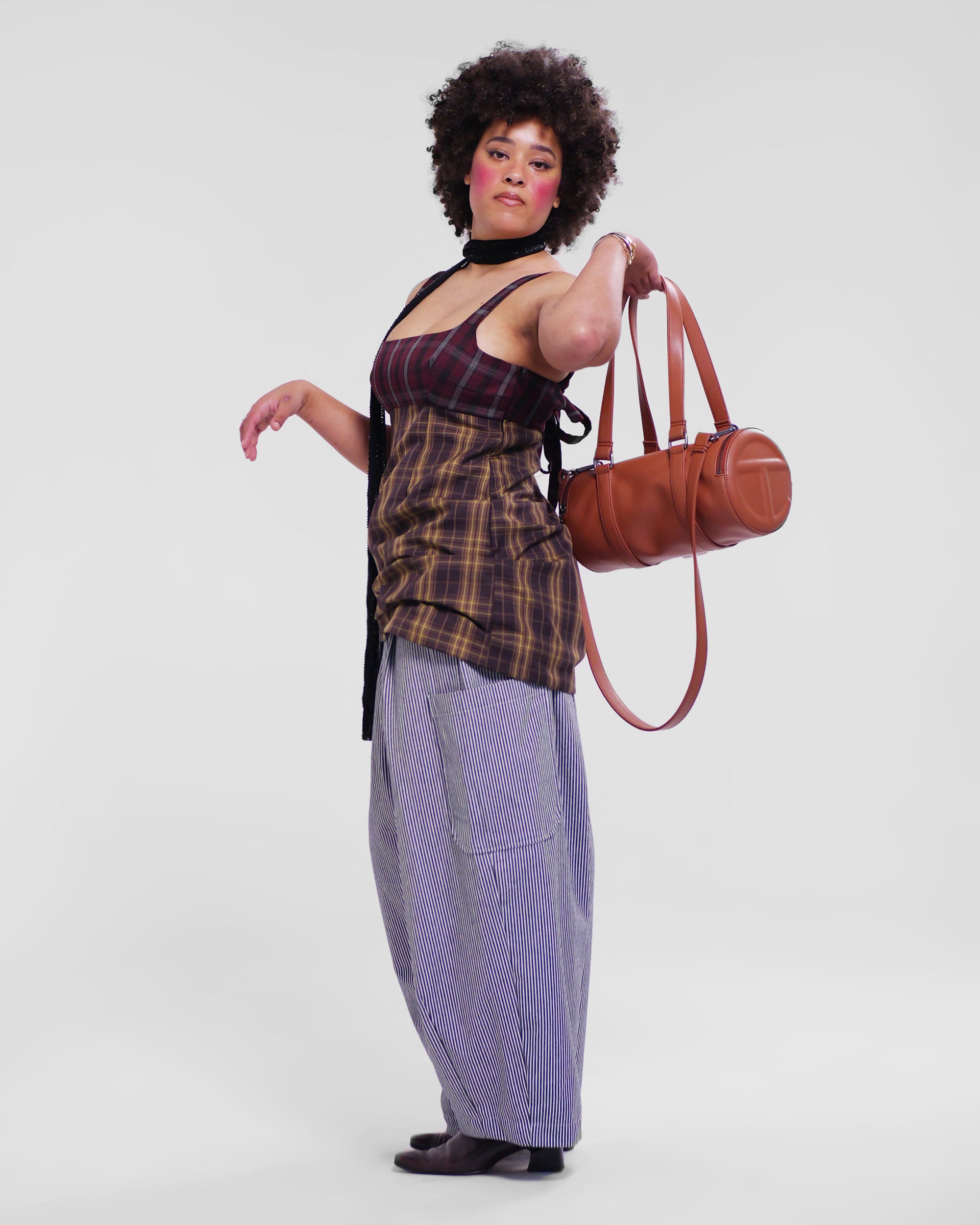 Lucky Pierrot Pant V2 in Chef Stripe